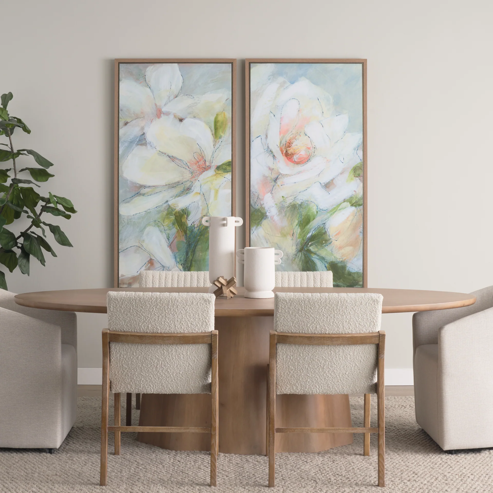 Jovani Oval Dining Table - Image 4