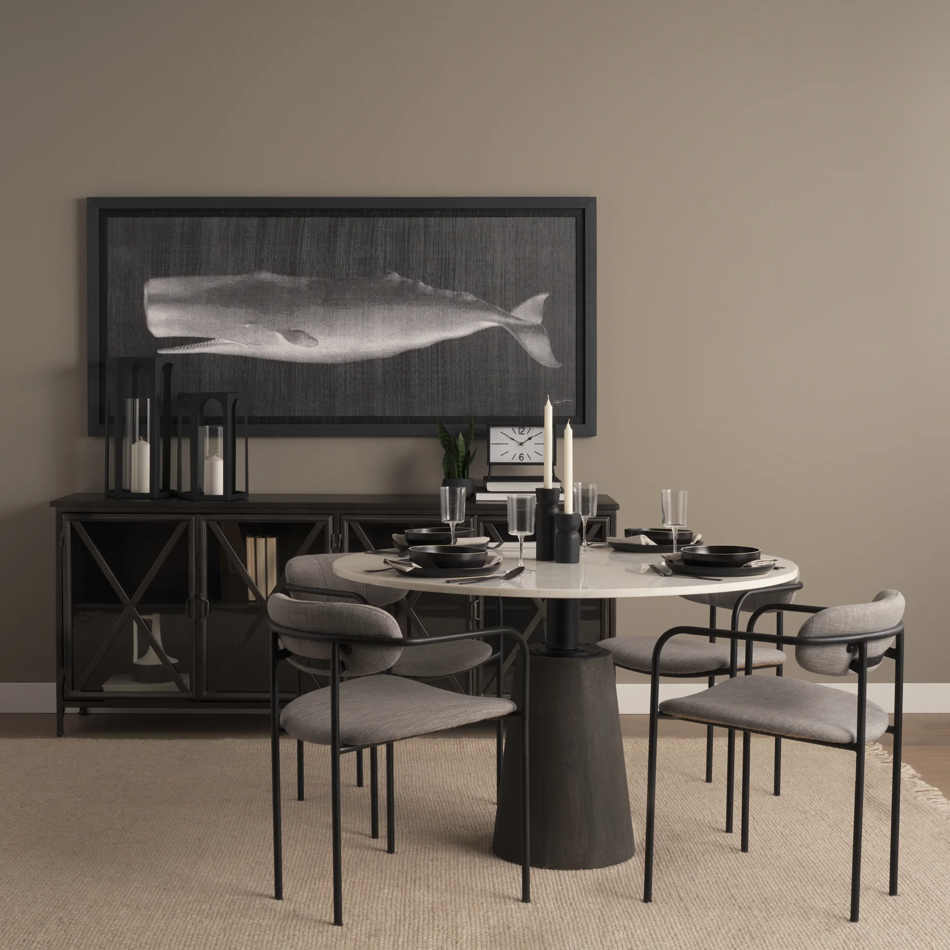 Maxwell Marble Dining Table - Image 14