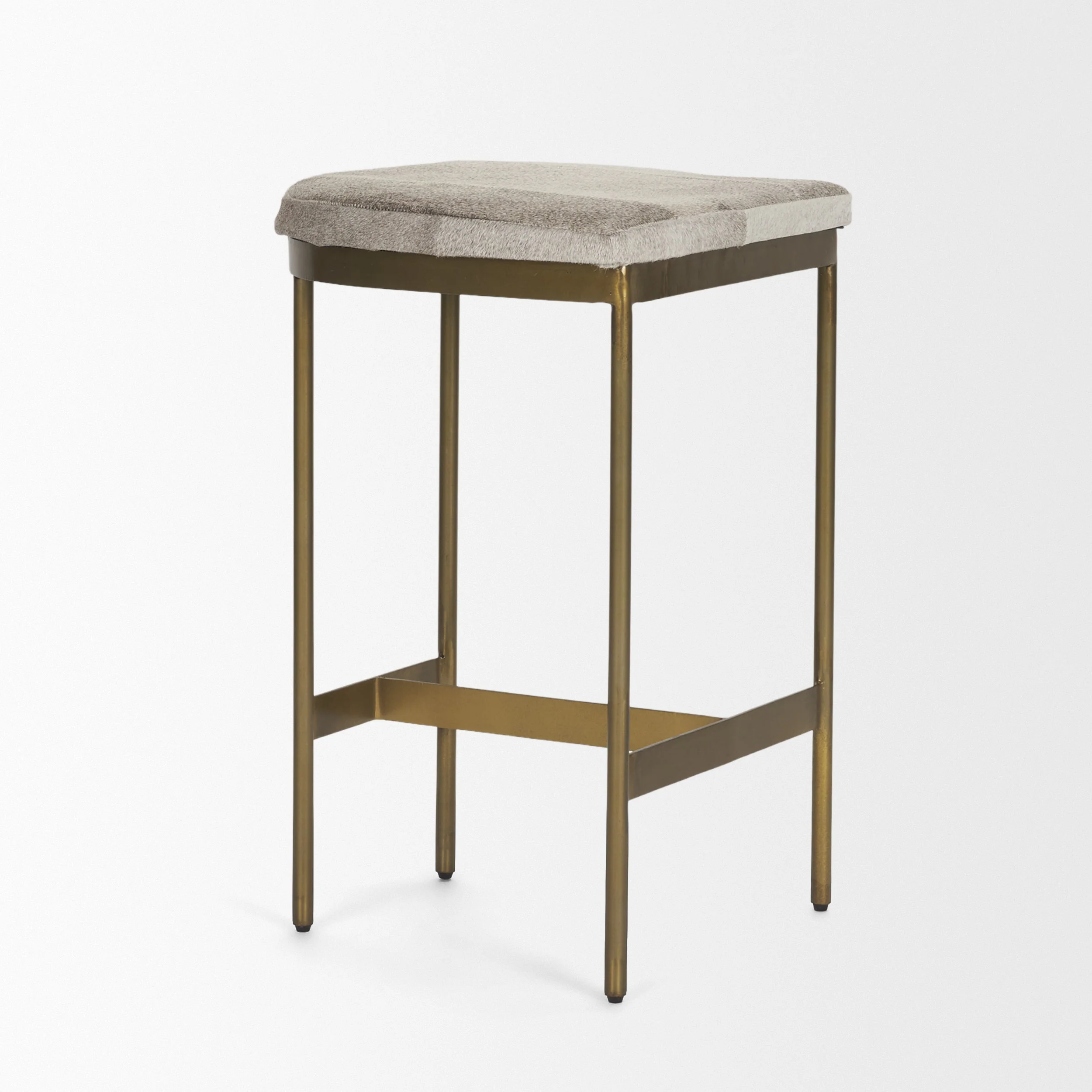 Millie Cow Hide Seat Stool - Image 9
