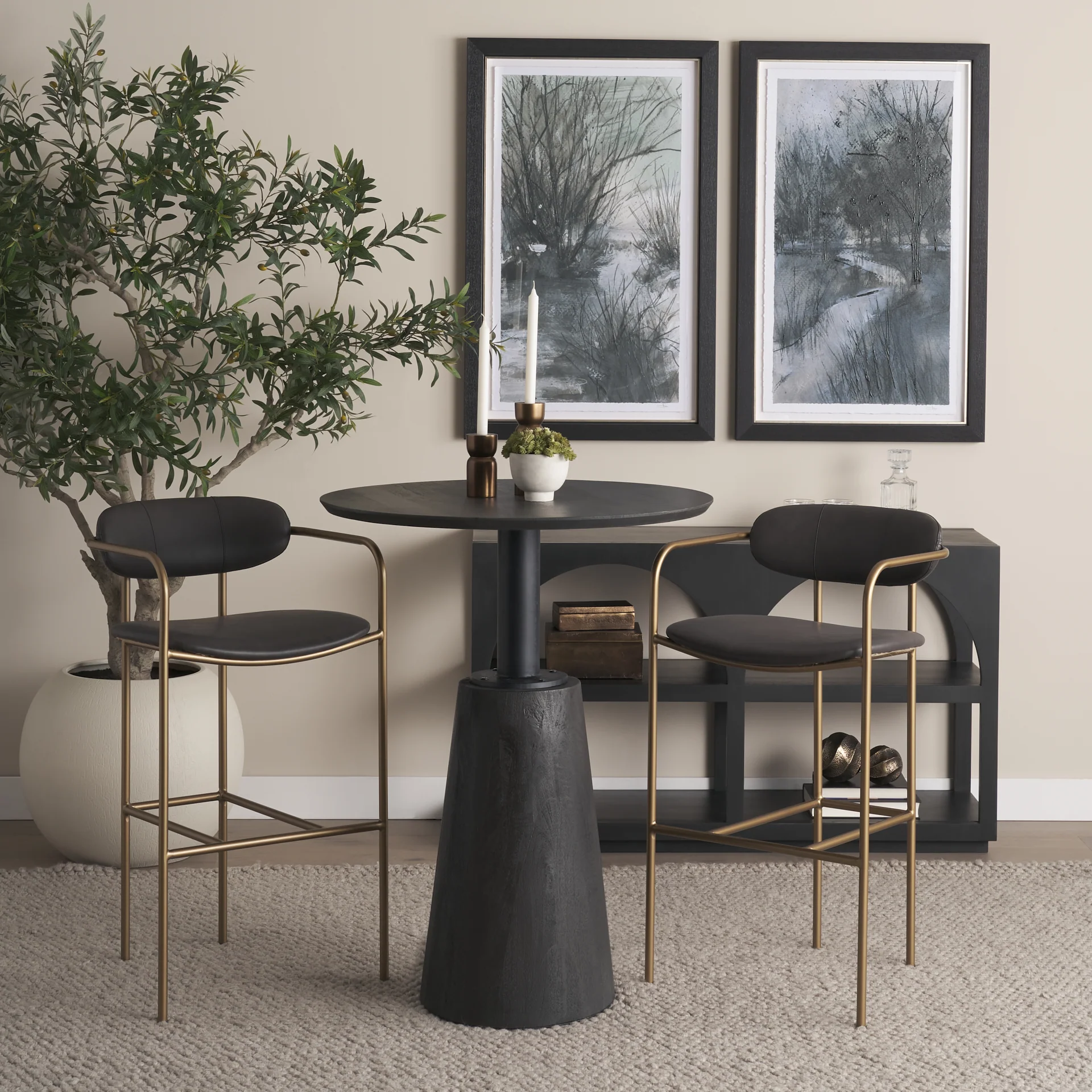 Parker 2024/25 Leather Seat Stool - Image 2