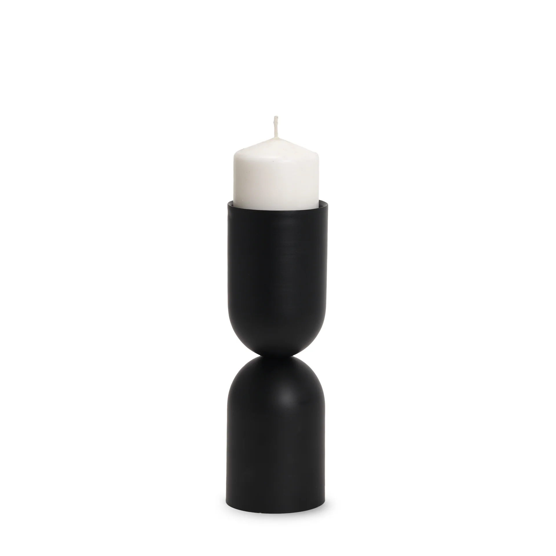 Qamra Black Candle Holder - Image 2