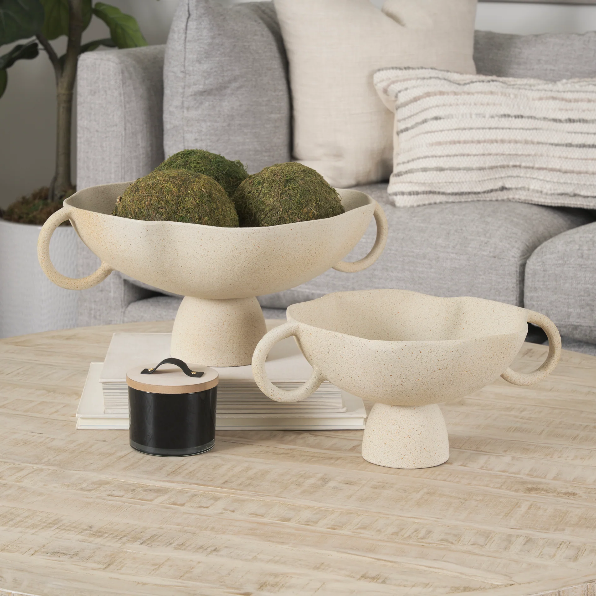 Radka Beige Bowl - Image 4
