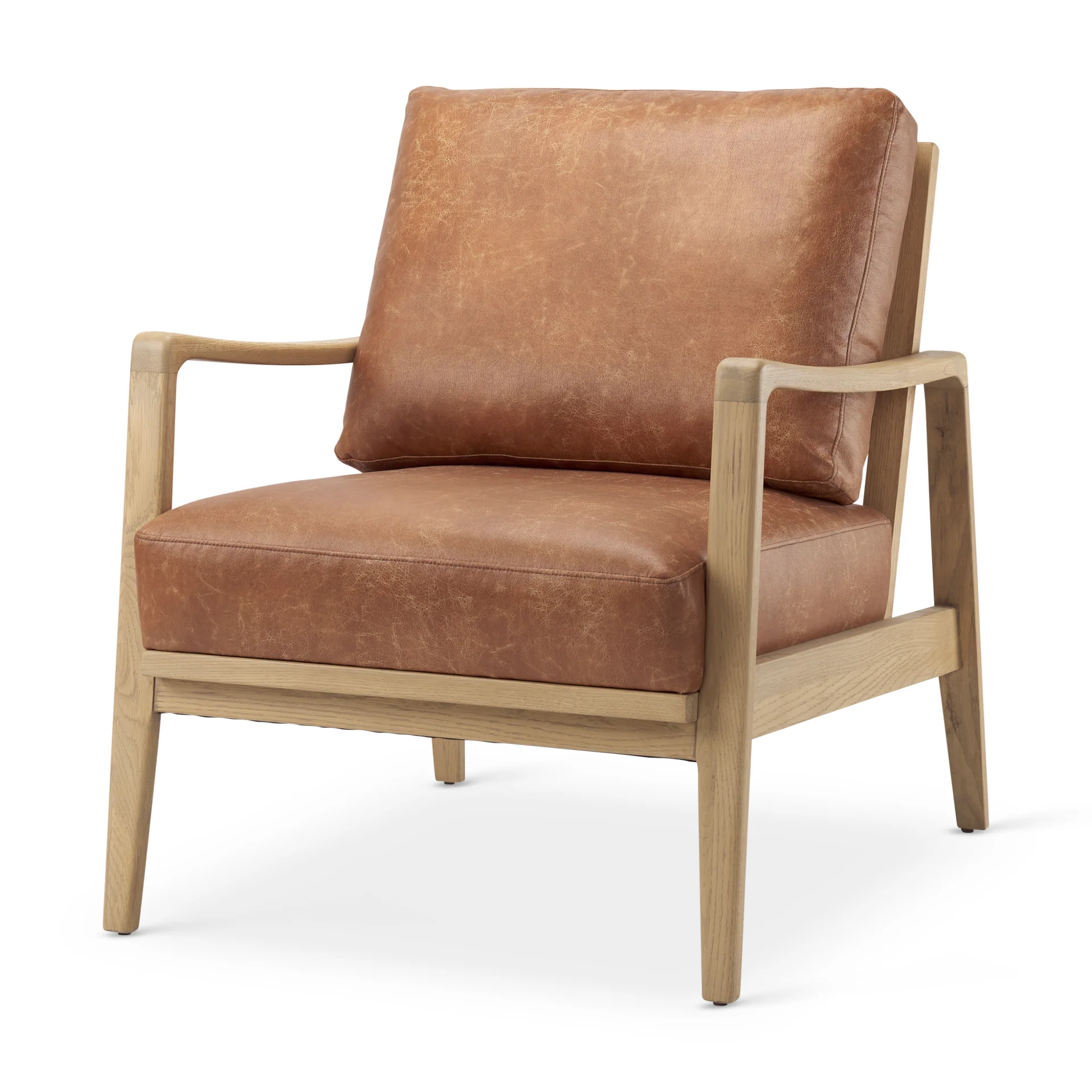 Raeleigh Leather Accent Chair