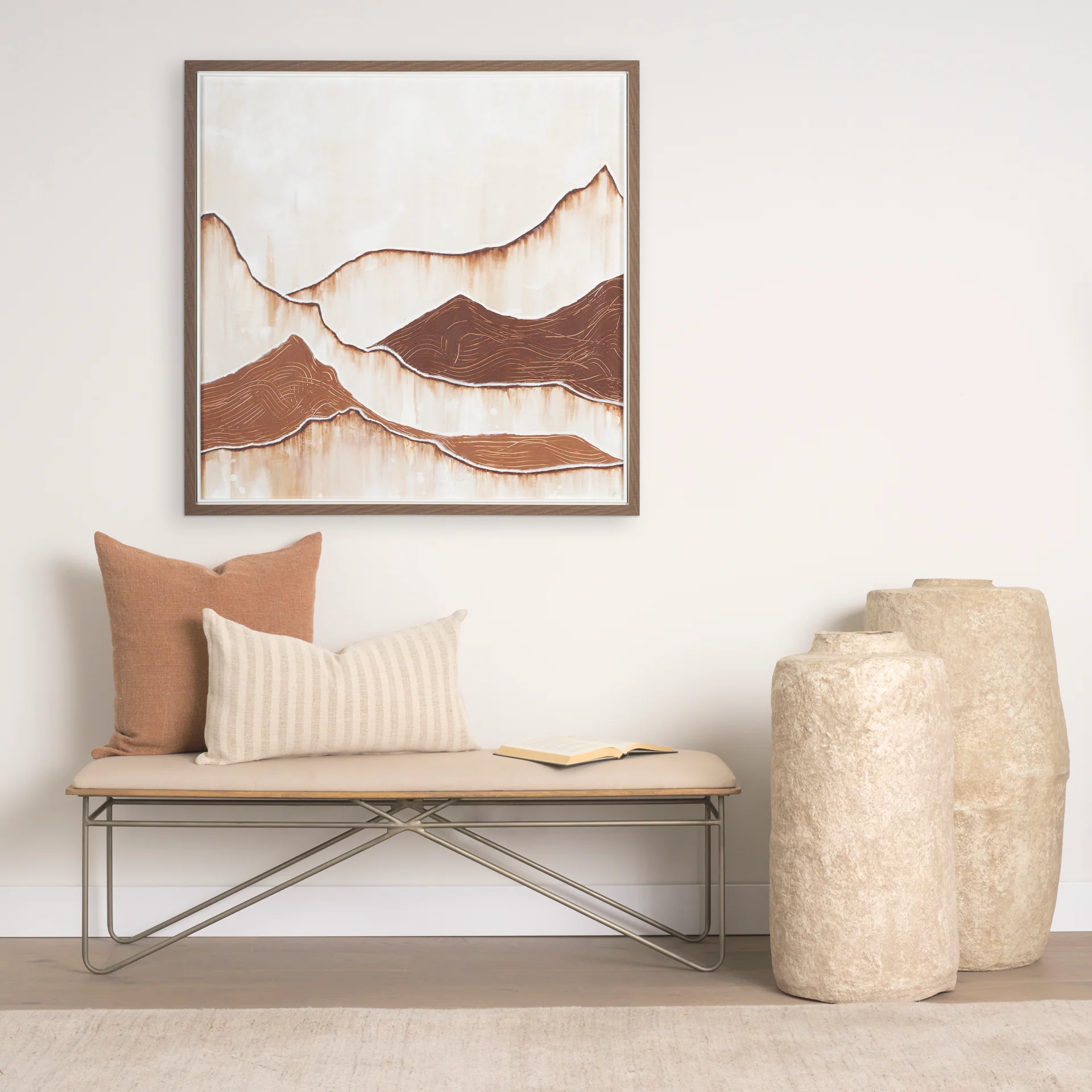 Rama Beige Floor Vase - Image 3
