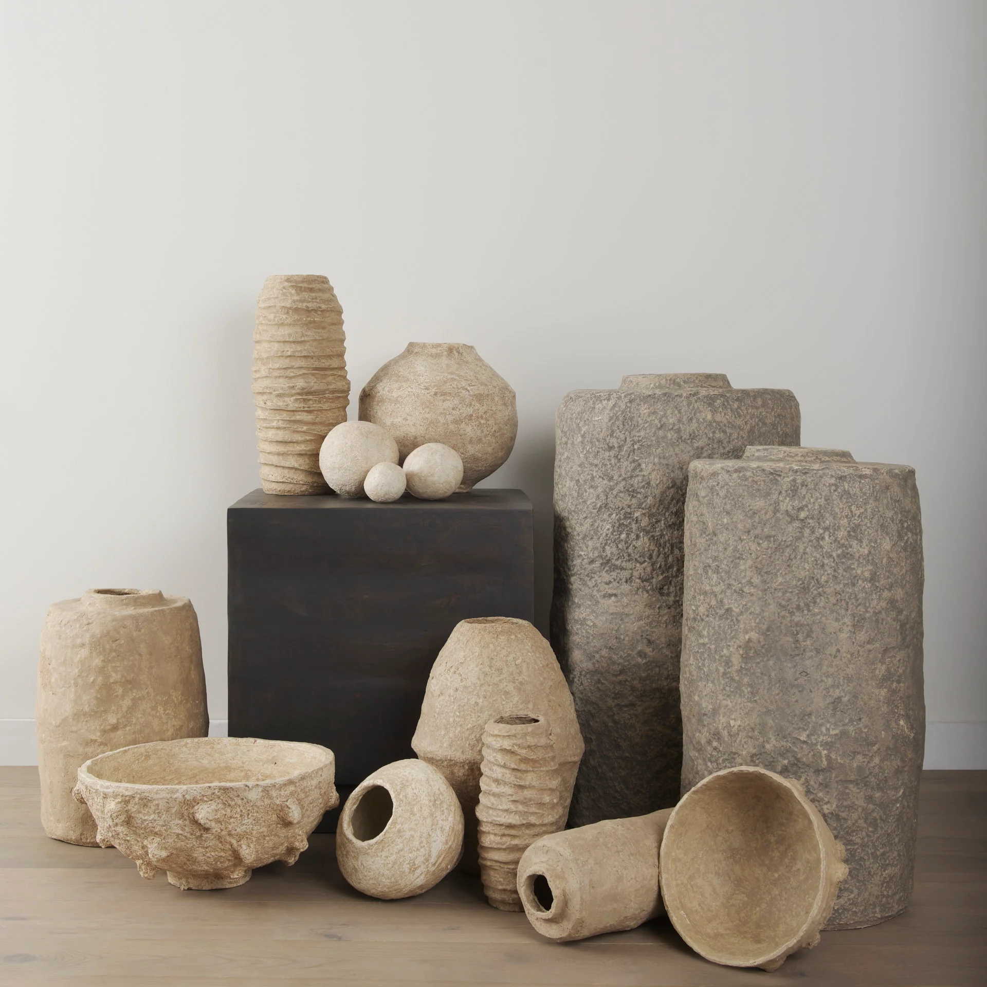 Rama Gray Floor Vase - Image 4