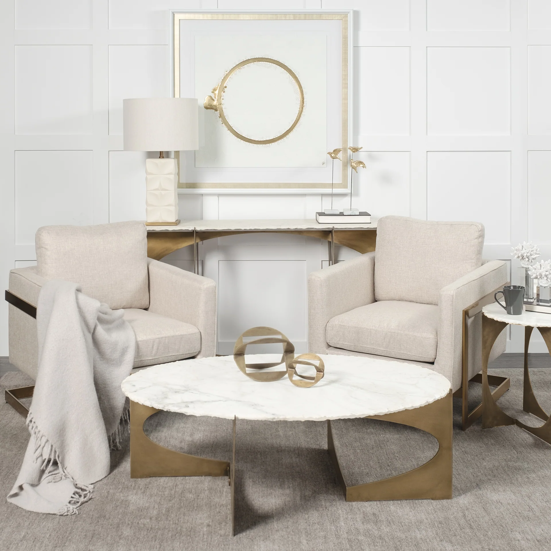 Reinhold Round Coffee Table - Image 4
