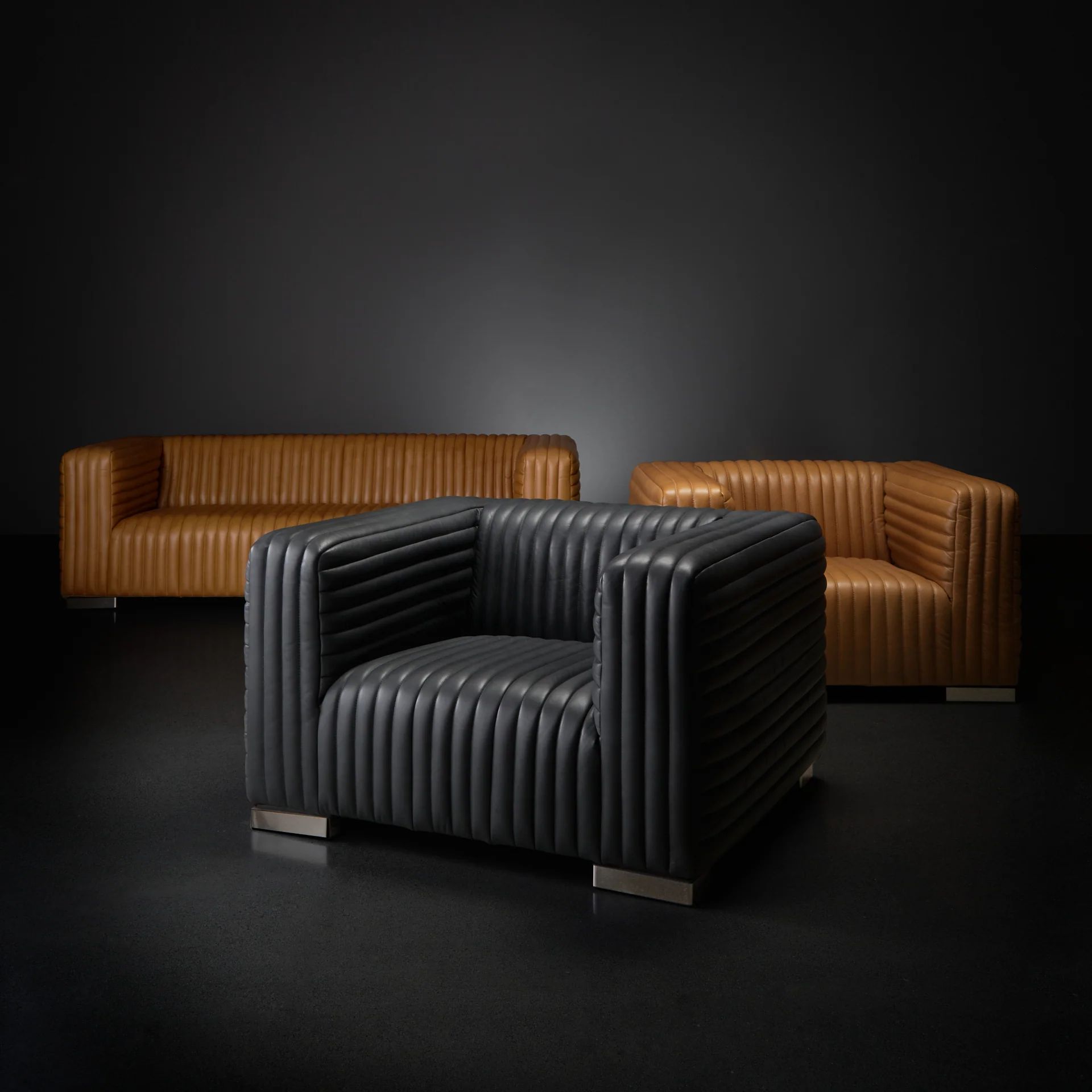 Ricciardo Leather Sofa - Image 4