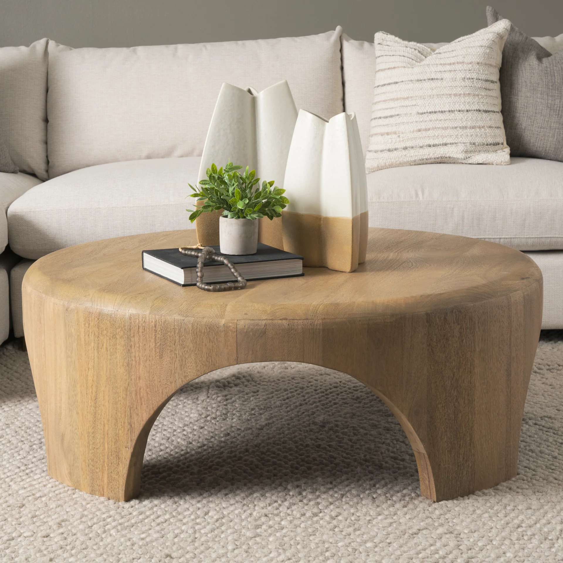 Shima Round Coffee Table - Image 13