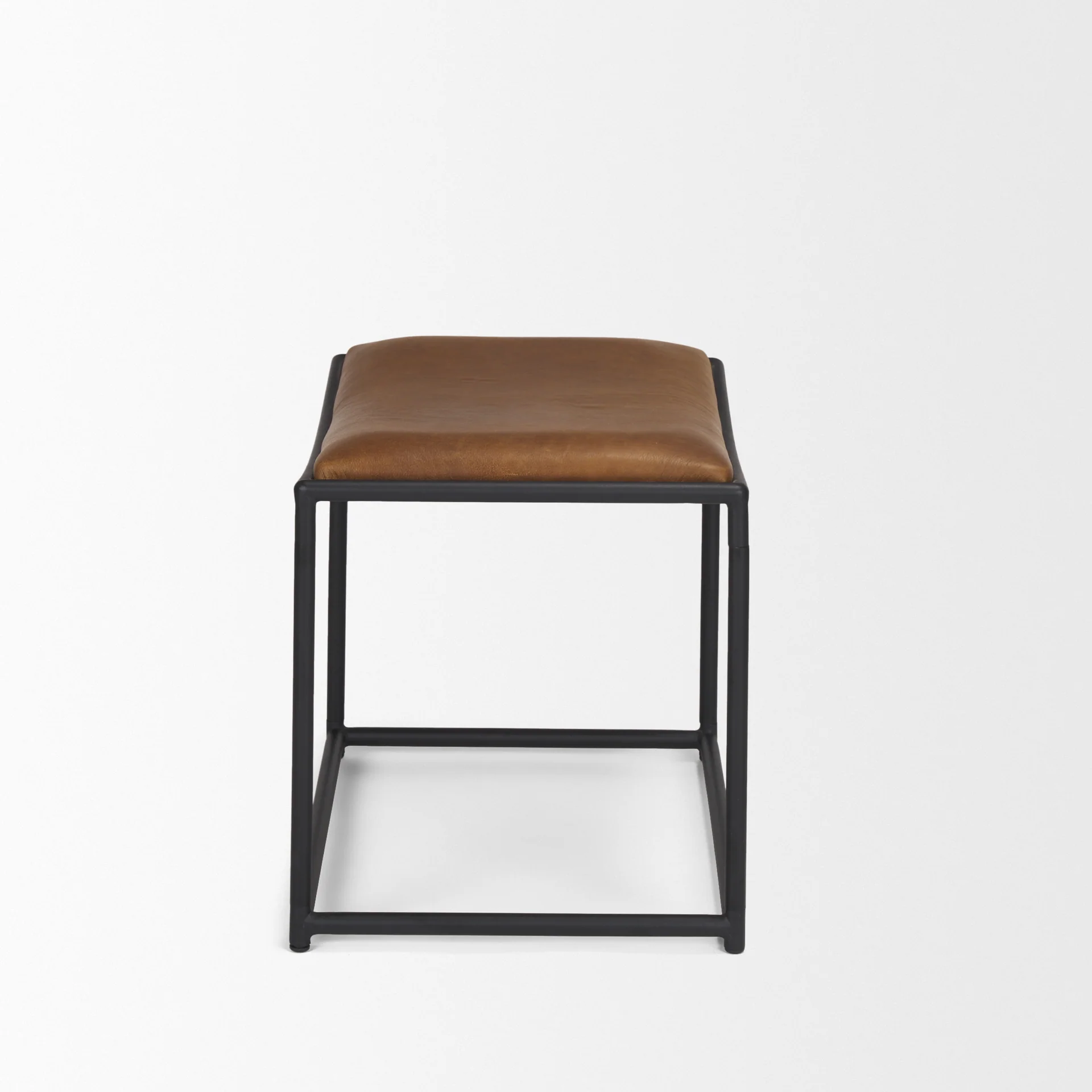 Taniel Leather Stool - Image 5