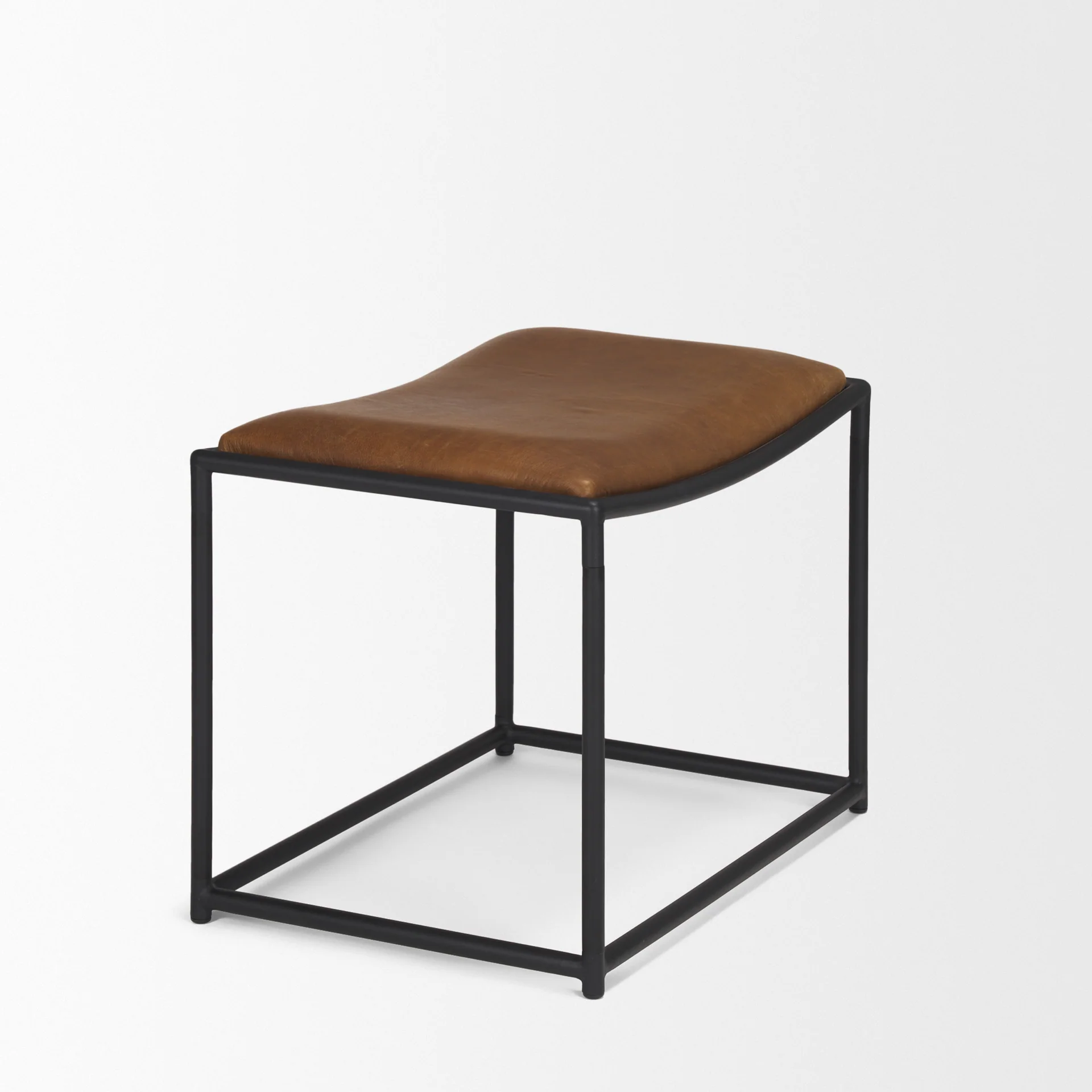 Taniel Leather Stool - Image 6