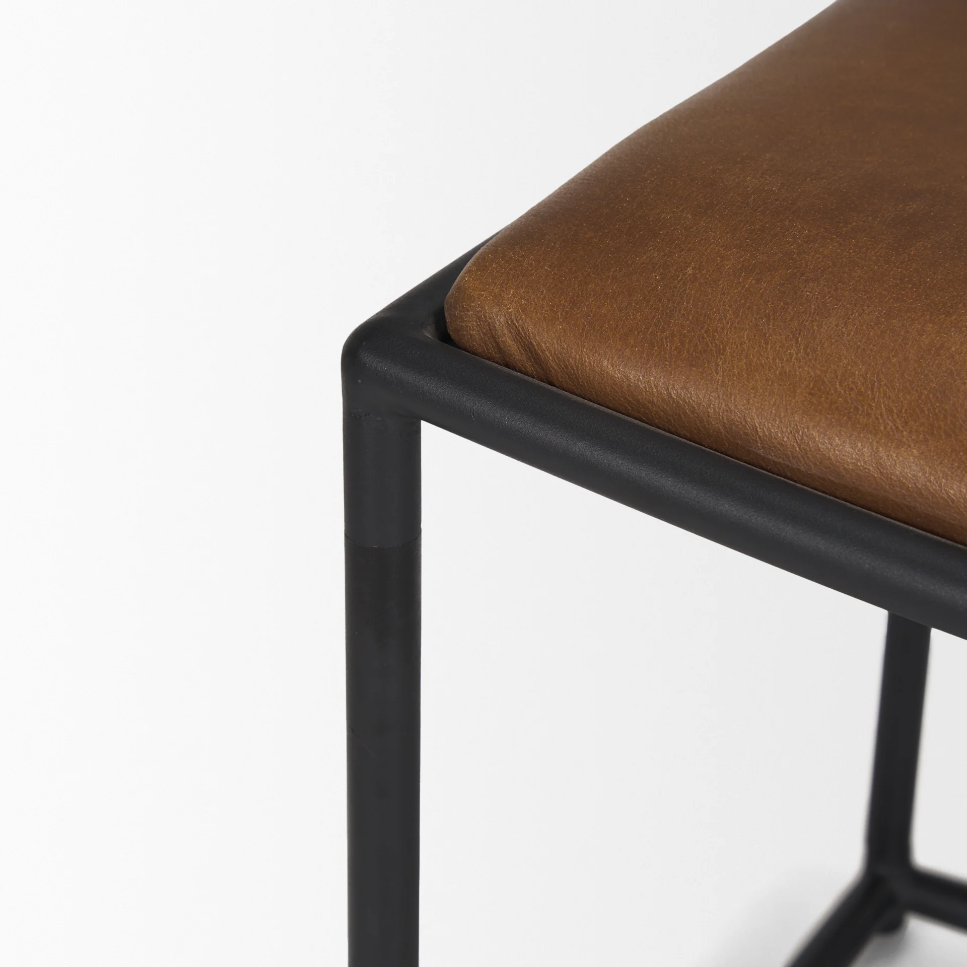 Taniel Leather Stool - Image 8