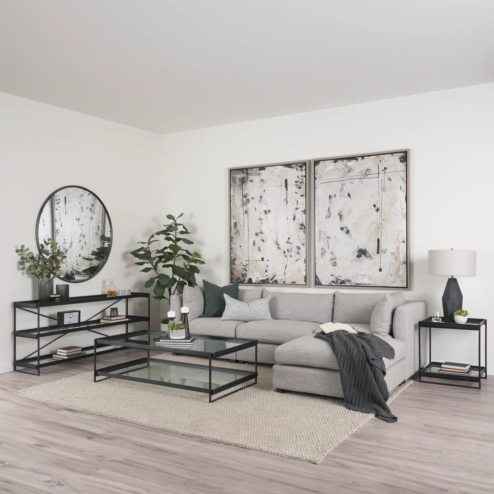 Trey Glass Console Table - Image 12