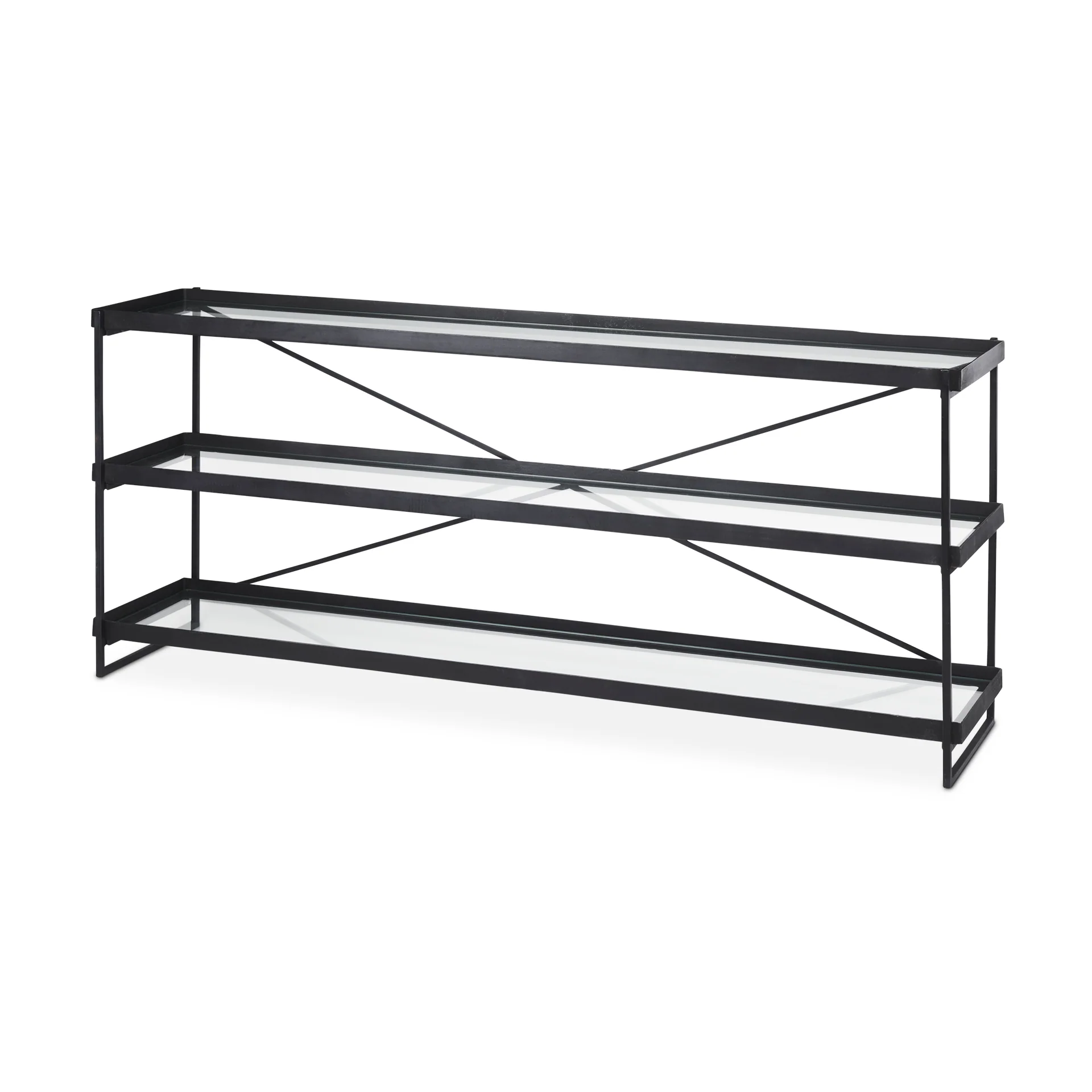 Trey Glass Console Table - Image 2