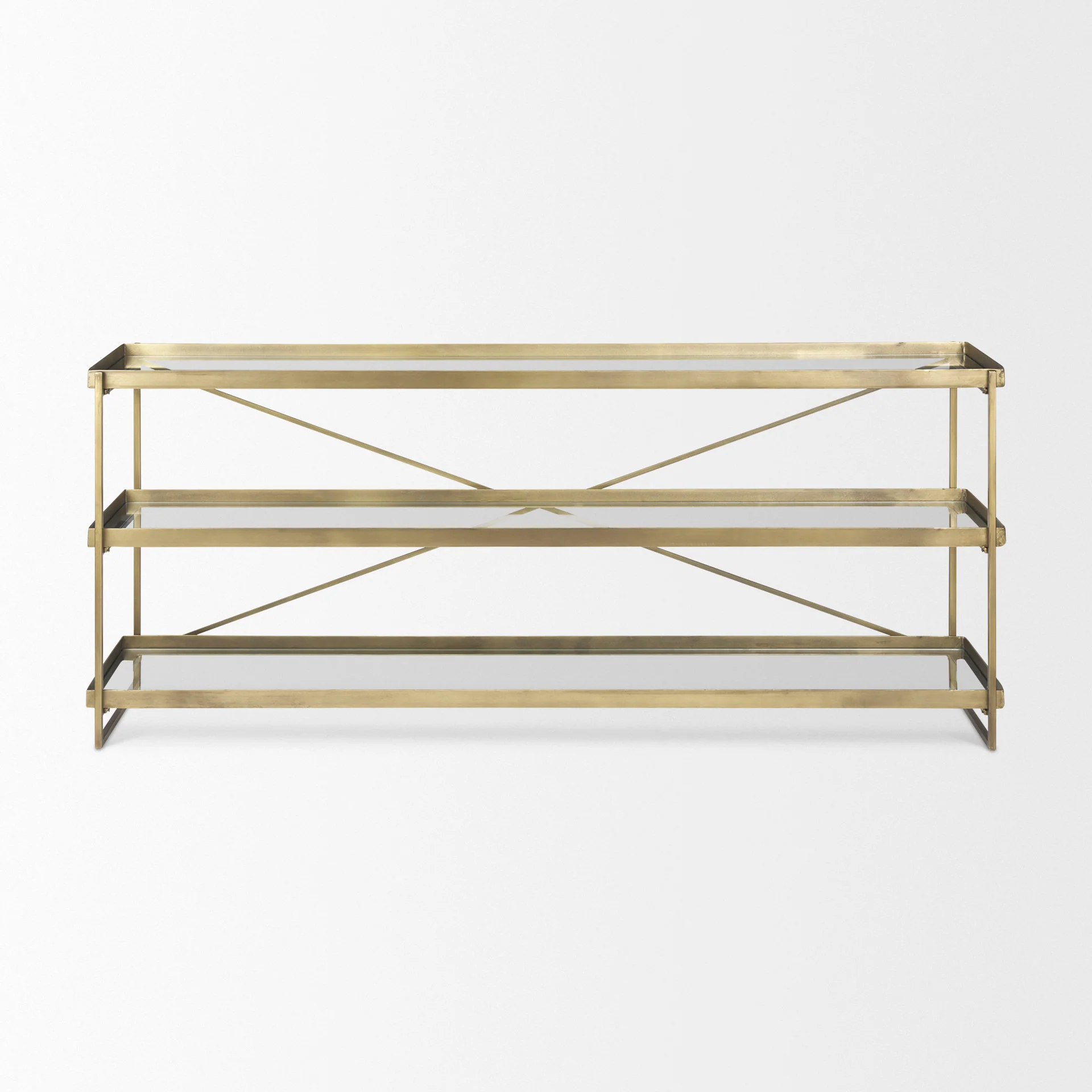 Trey Glass Console Table - Image 4