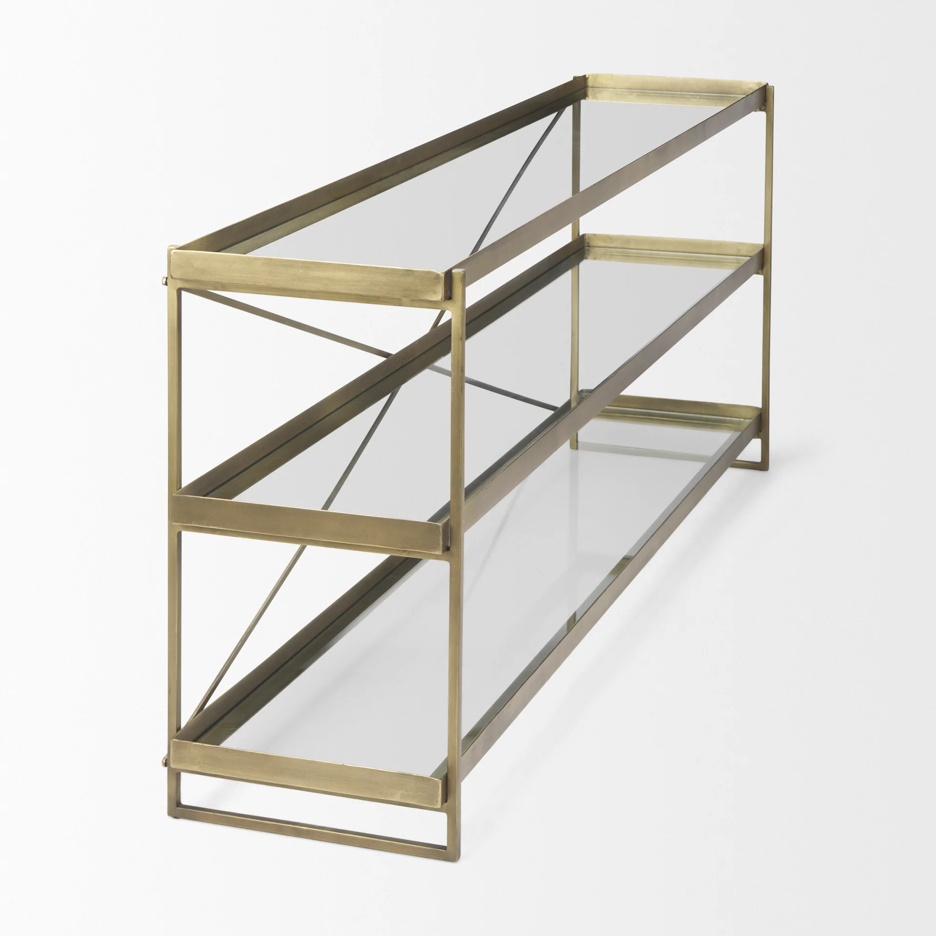 Trey Glass Console Table - Image 7