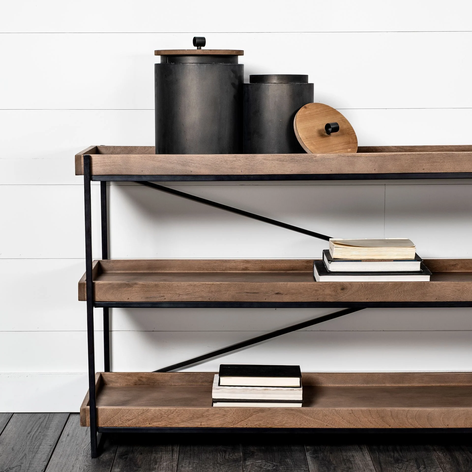 Trey  Wood Console Table - Image 3