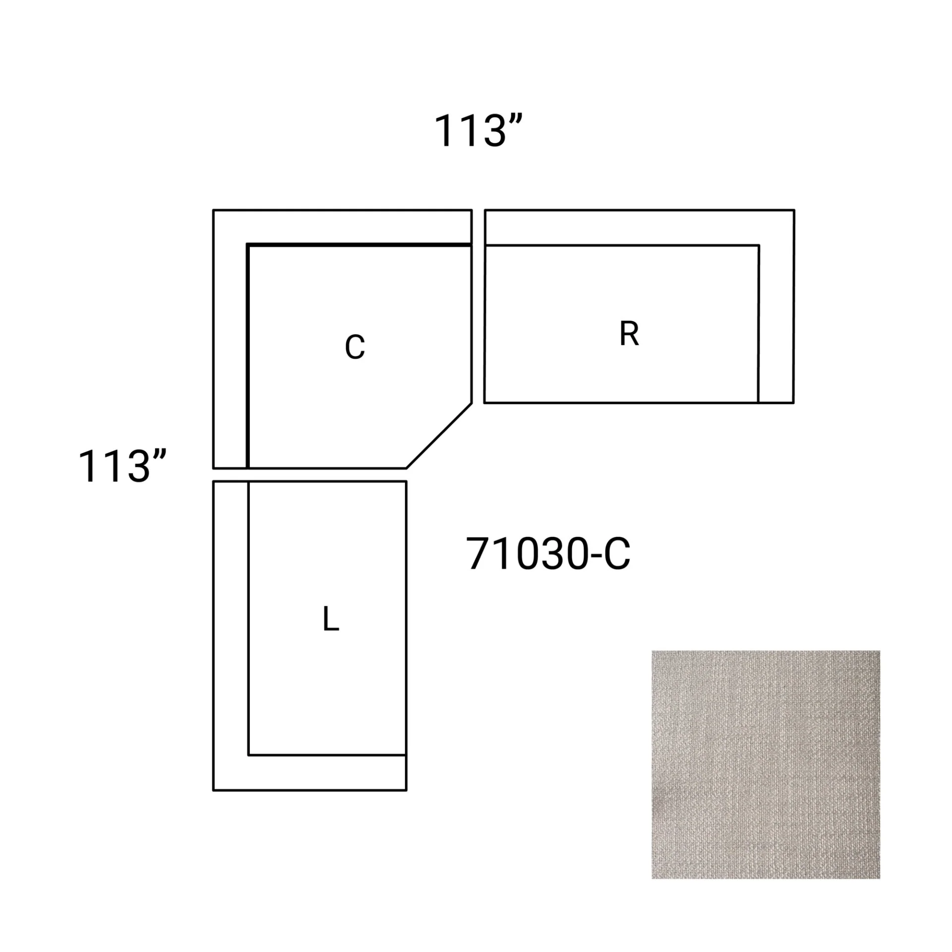 Warner Standard Sectional - Image 9