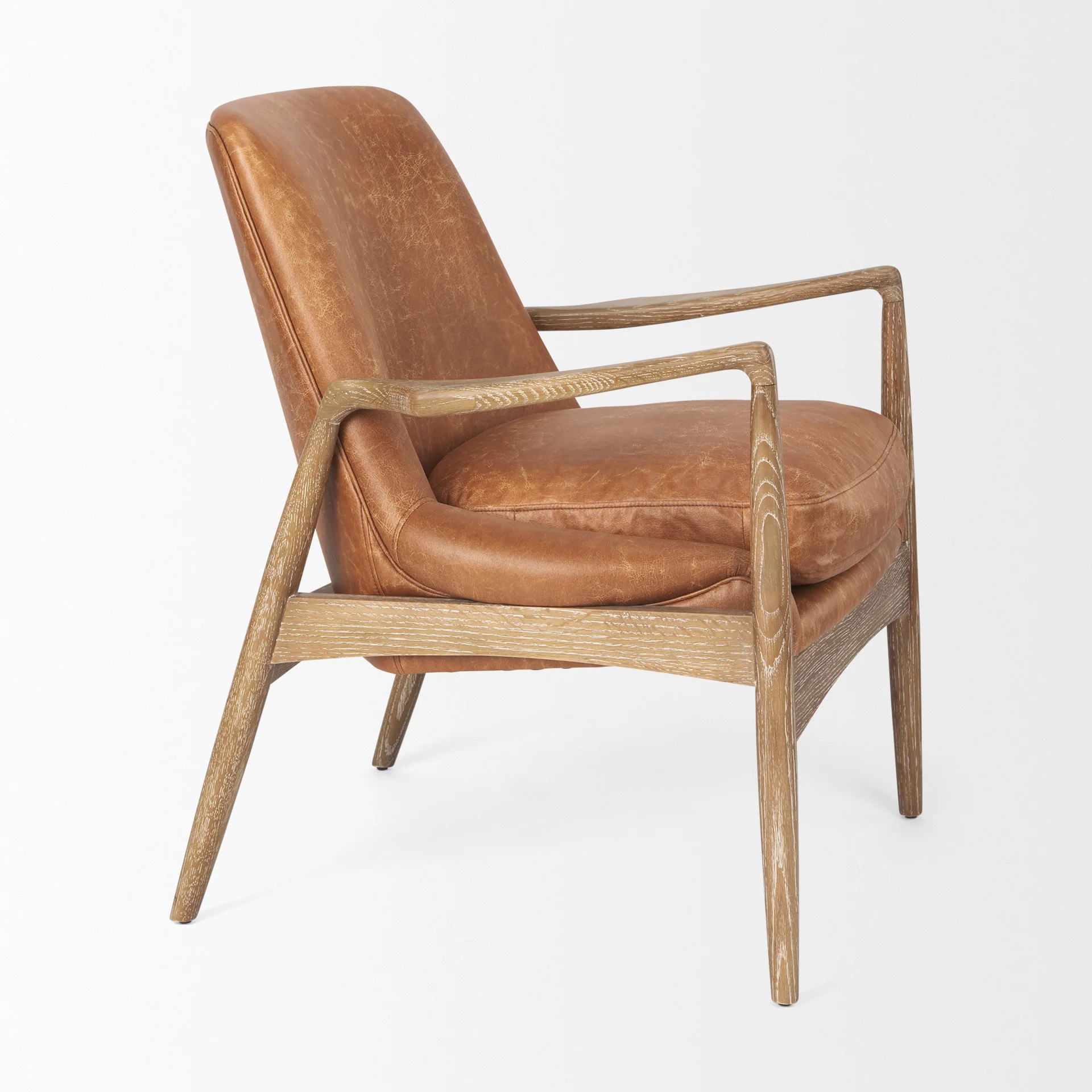 Westan Leather Accent Chair - Image 7