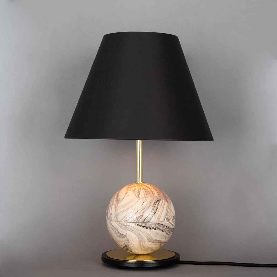 Byrd Marbled Table Lamp