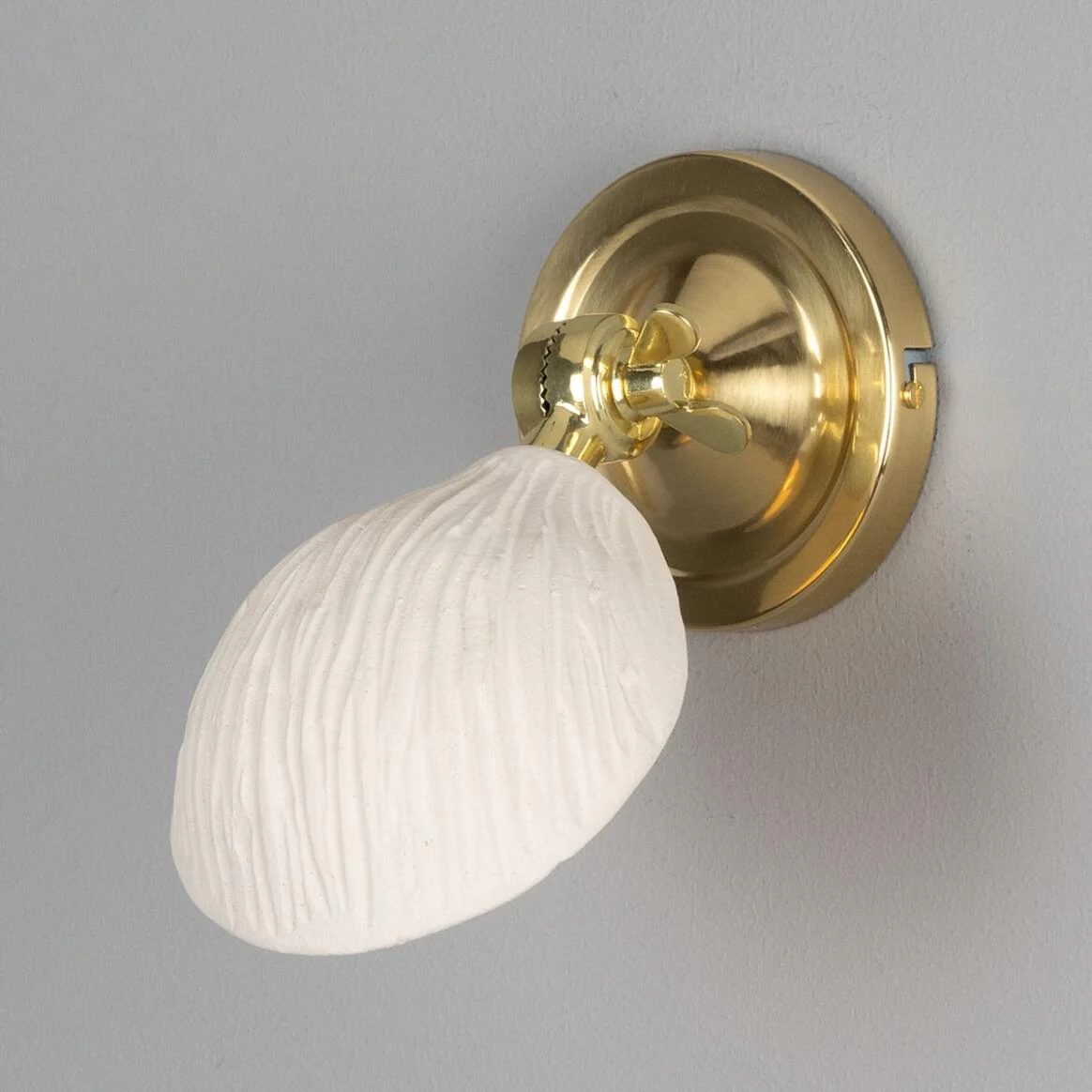 Coco Wall Light - Matte White Striped
