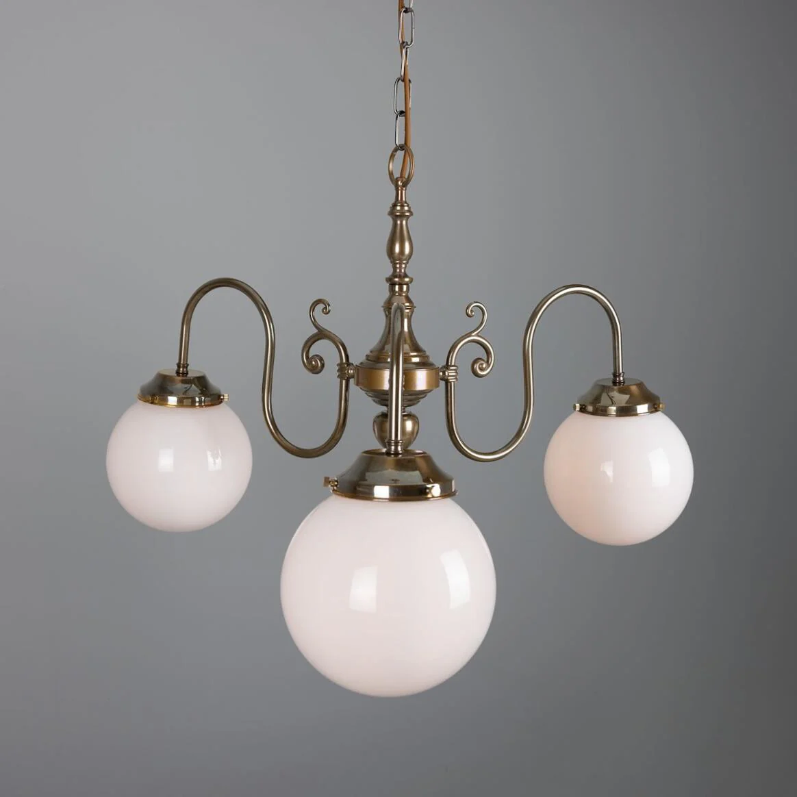 Eldron 3 Arm Chandelier Antique Silver (GL044E)