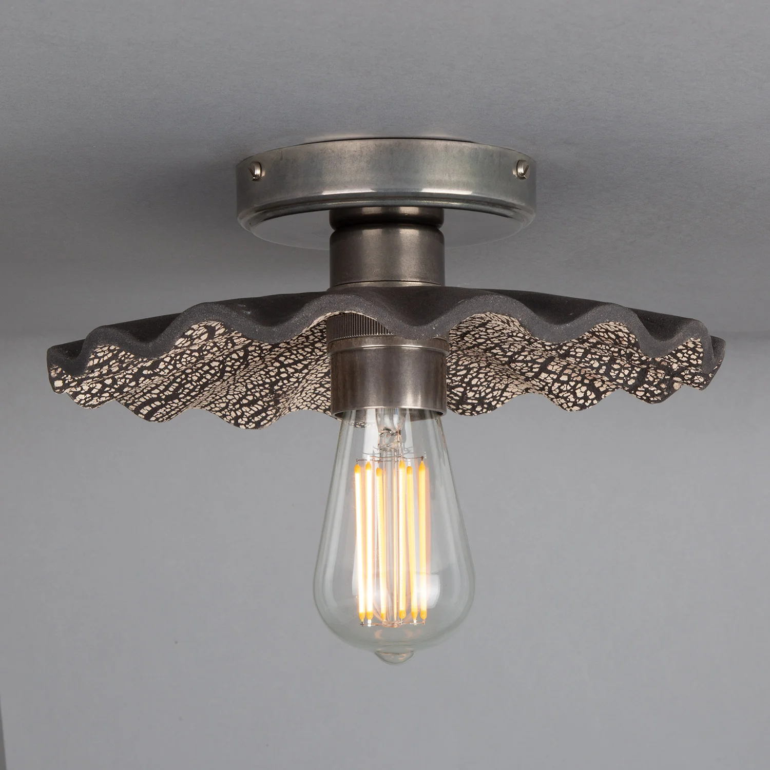 Kapok Ceiling Light - Black Clay - Image 3