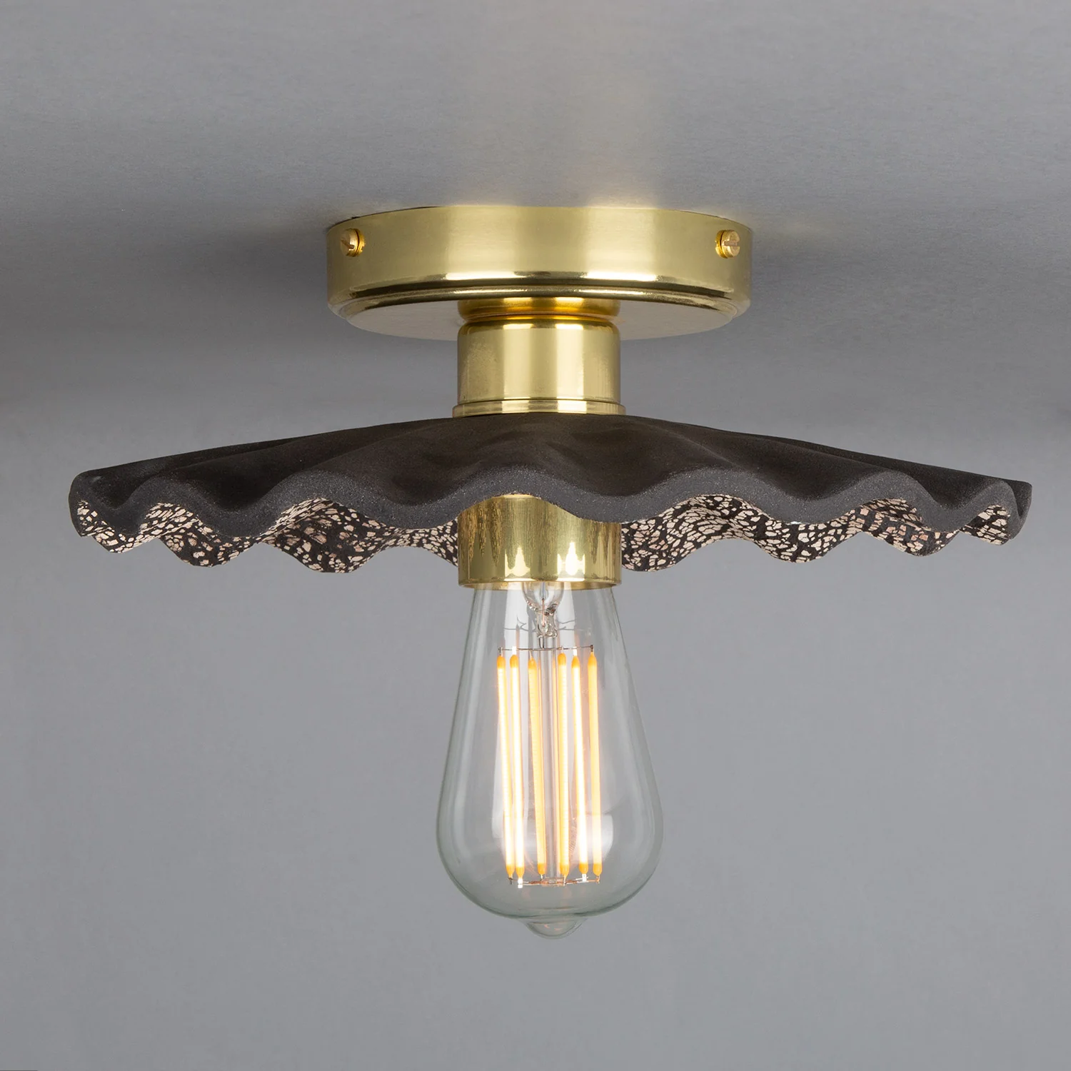 Kapok Ceiling Light - Black Clay - Image 5