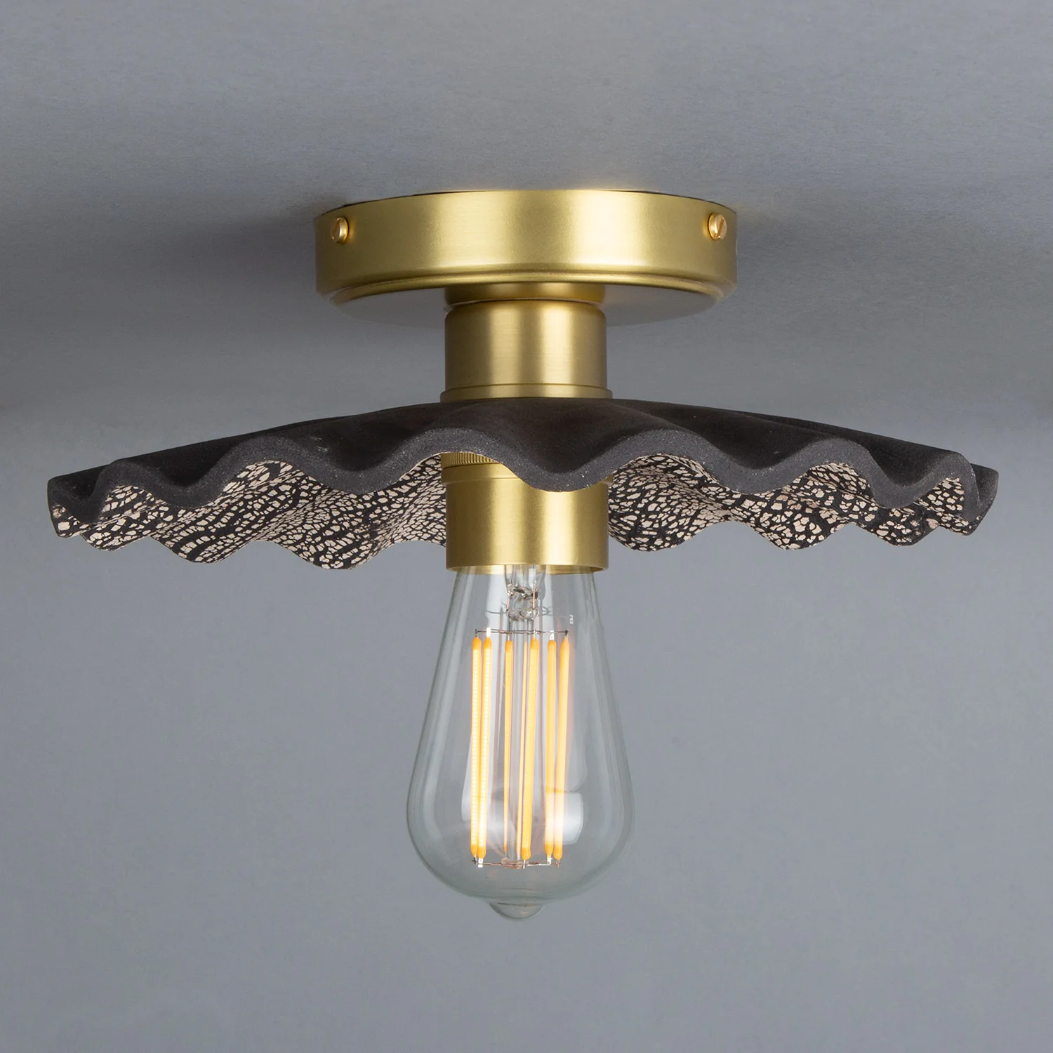 Kapok Ceiling Light - Black Clay - Image 7