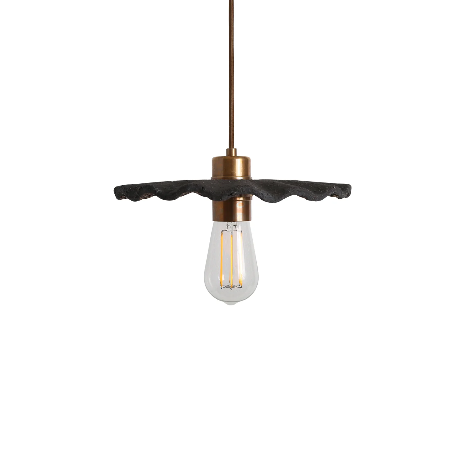Kapok Pendant - Black Clay - Image 2