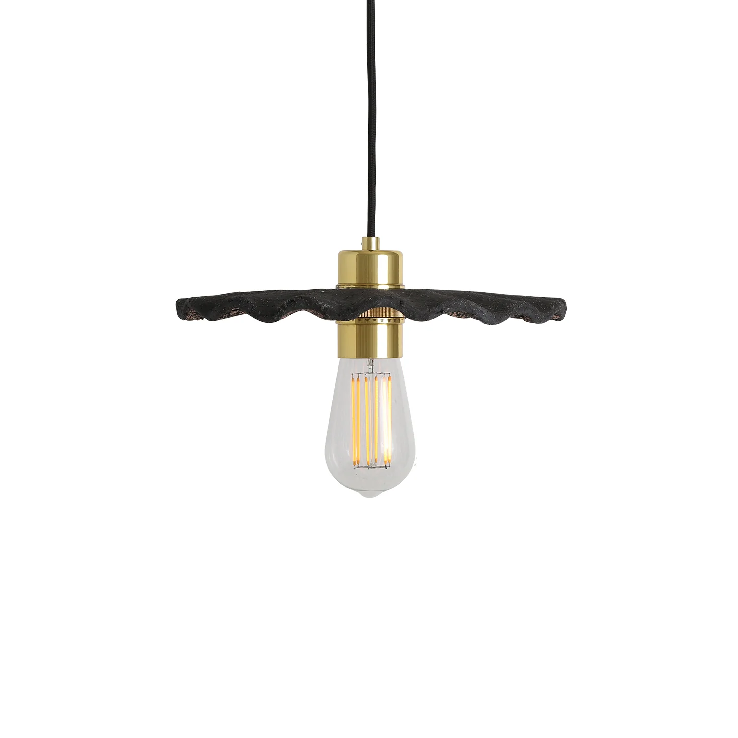 Kapok Pendant - Black Clay - Image 4