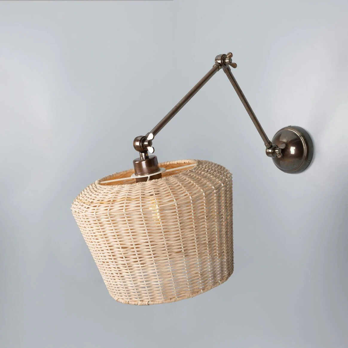 Manila Rattan Large Wall Light