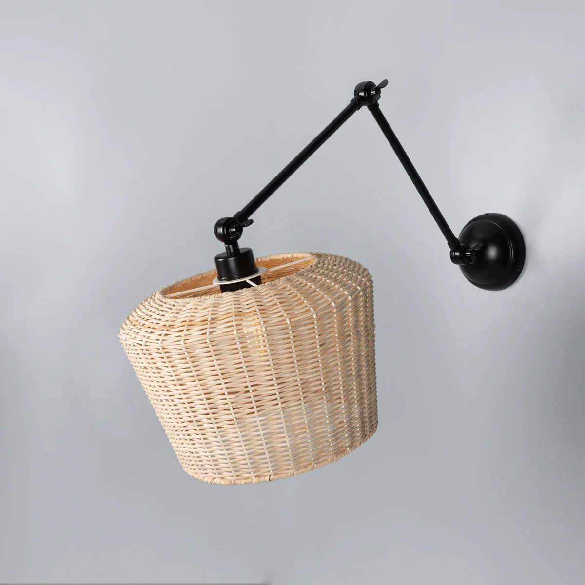 Manila Rattan Large Wall Light - Image 4