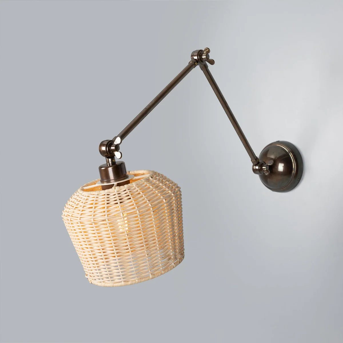 Manila Rattan Small Wall Light - Image 2