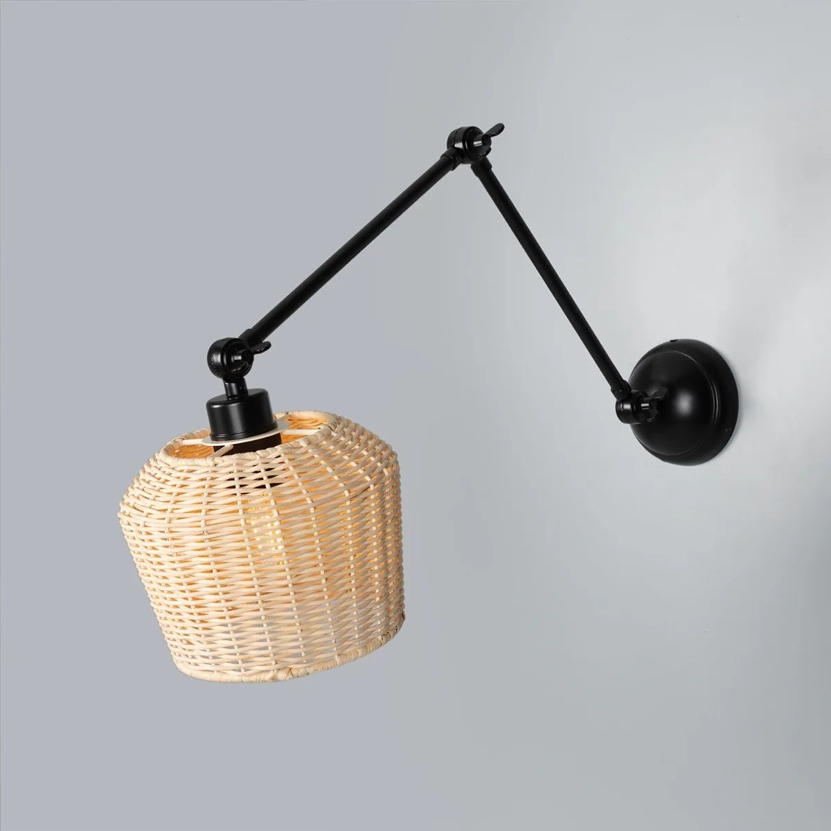Manila Rattan Small Wall Light - Image 4