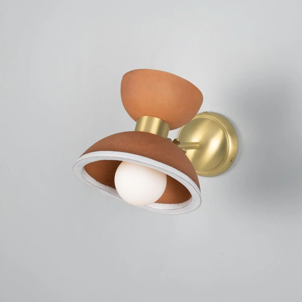 Nakaii Wall Light Terracotta & White