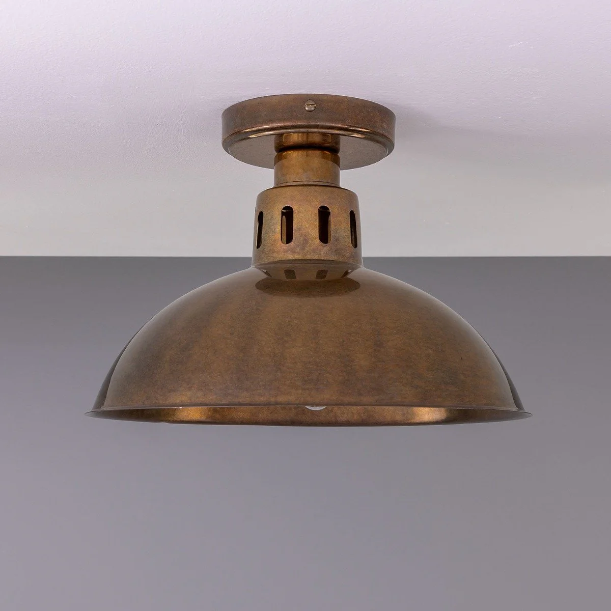Paris Industrial Brass Ceiling Fitting - Image 2