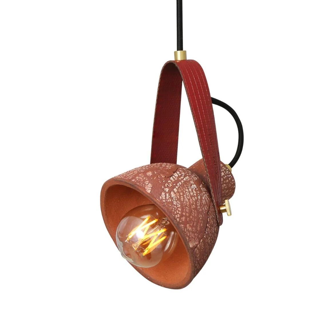 Pera Pendant - Red Iron