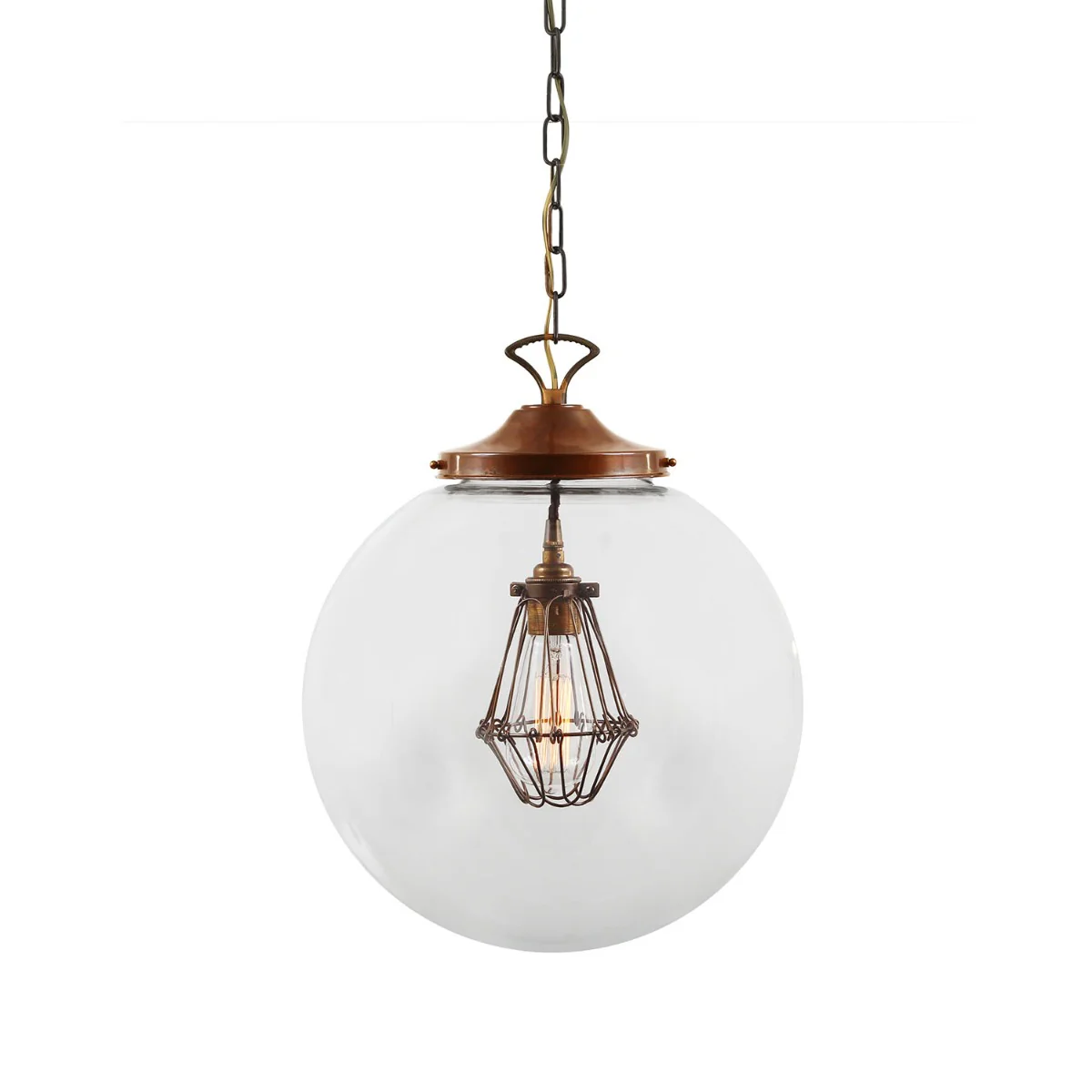 Robyn 35cm Globe Cage Pendant - Image 2