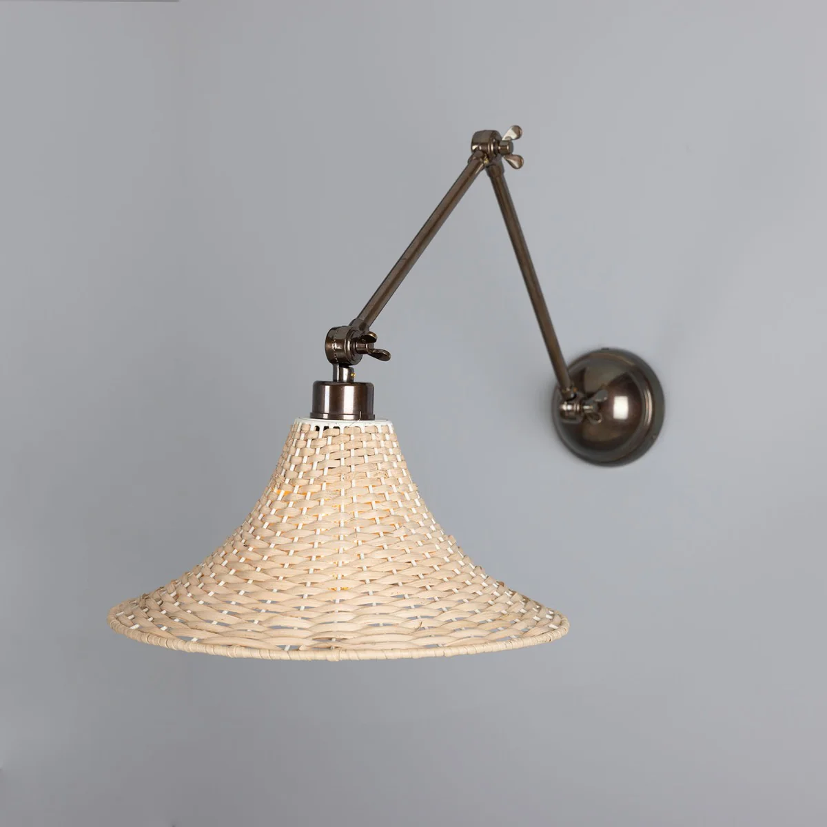 Savannah Rattan Large Wall Light - Image 2