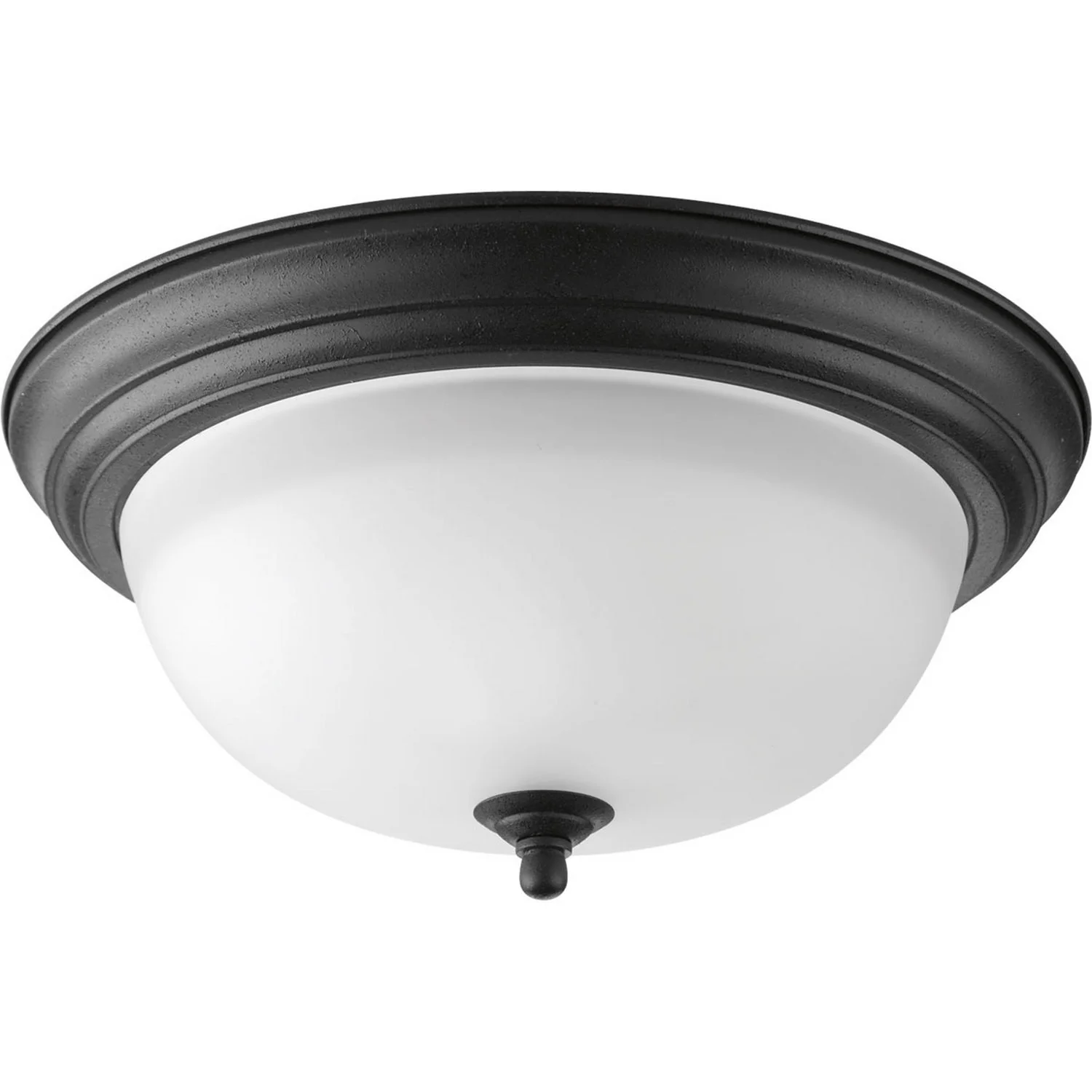 Dome Glass Alabaster Flush Mount - Image 4