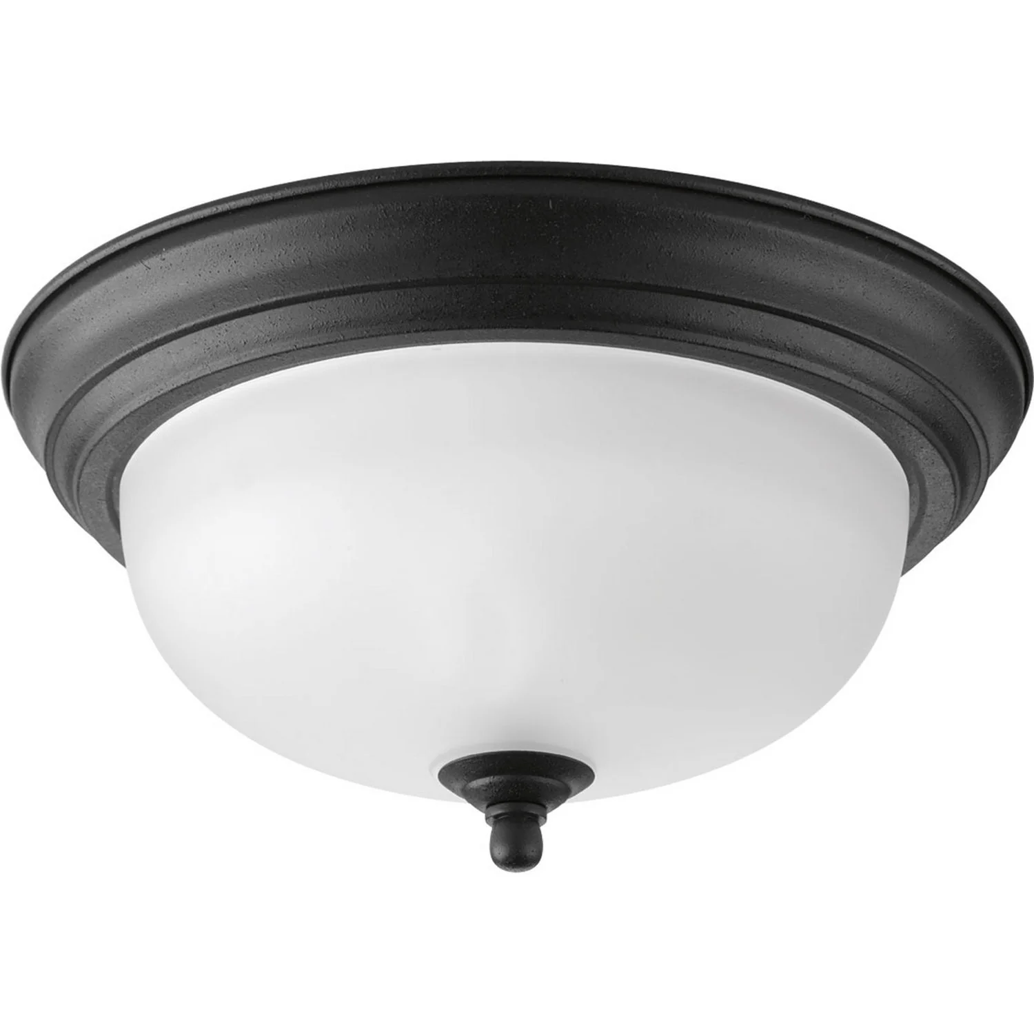 Dome Glass Alabaster Flush Mount - Image 5