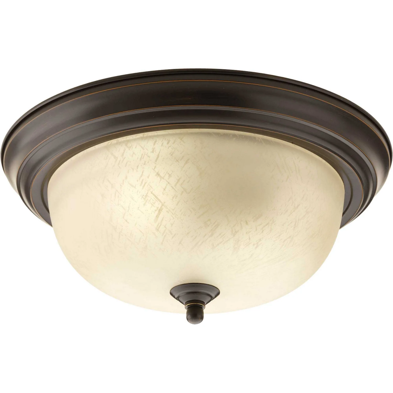 Dome Glass Etched Flush Mount - Image 2