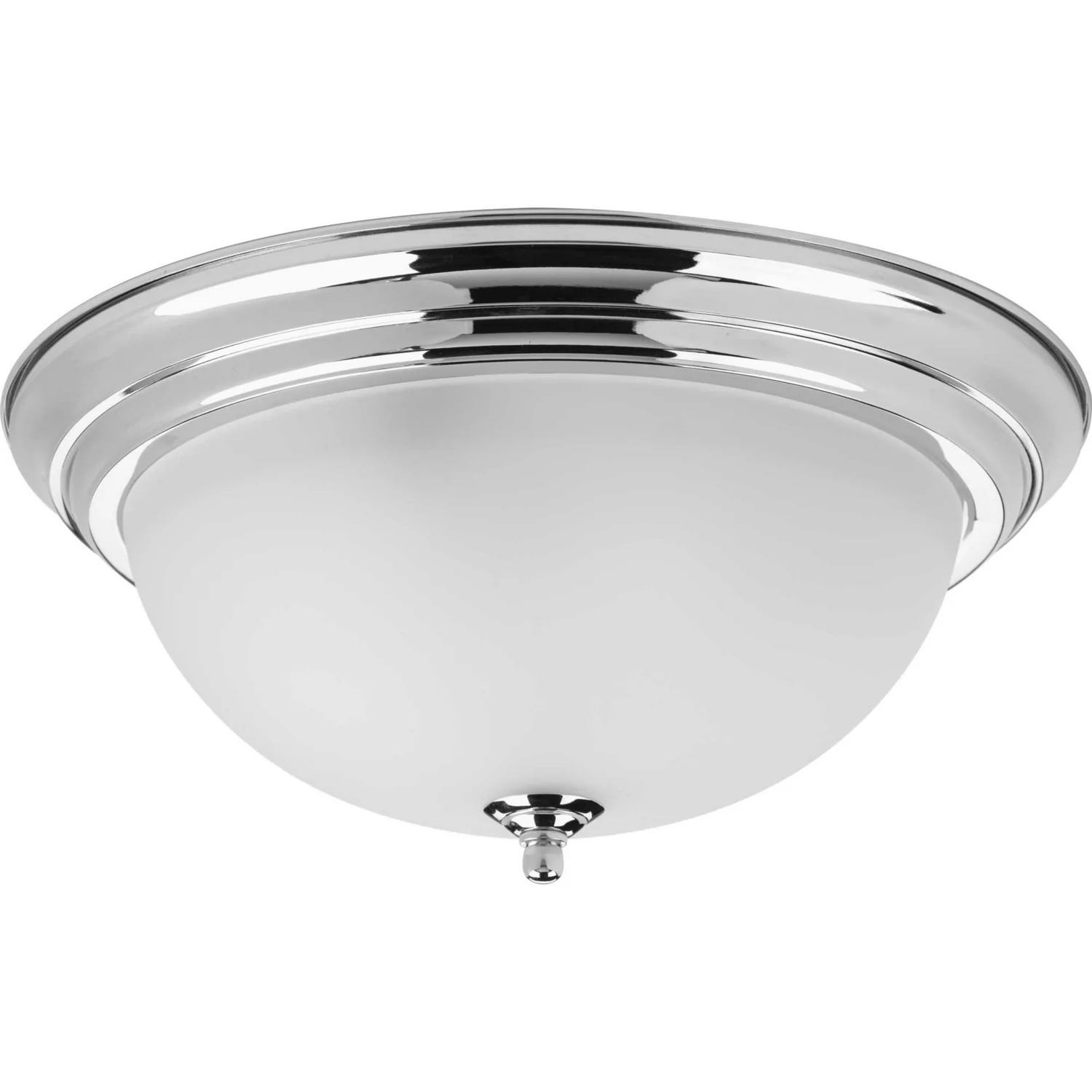 Dome Glass Etched Flush Mount - Image 4