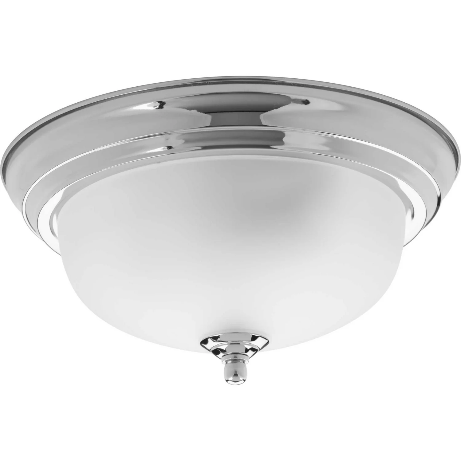 Dome Glass Etched Flush Mount - Image 5