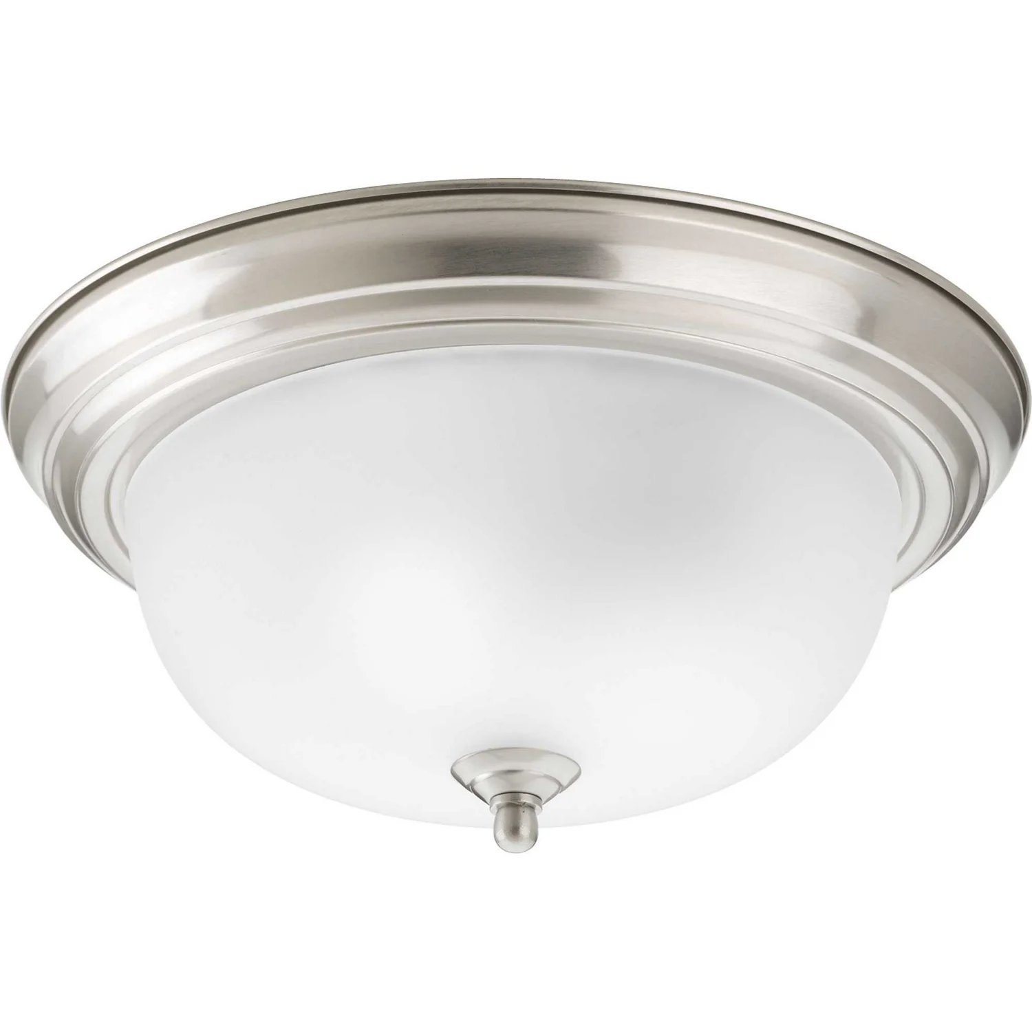Dome Glass Etched Flush Mount - Image 7