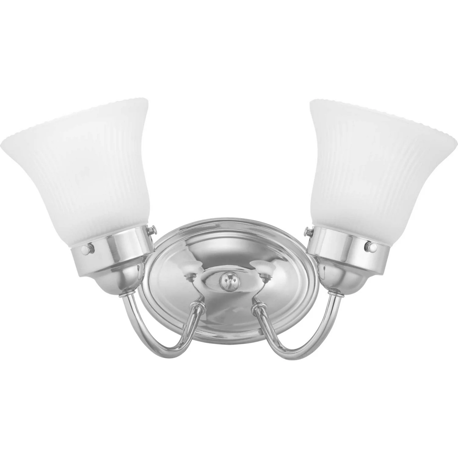 Fluted Glass Etched Vanity Light - Image 2