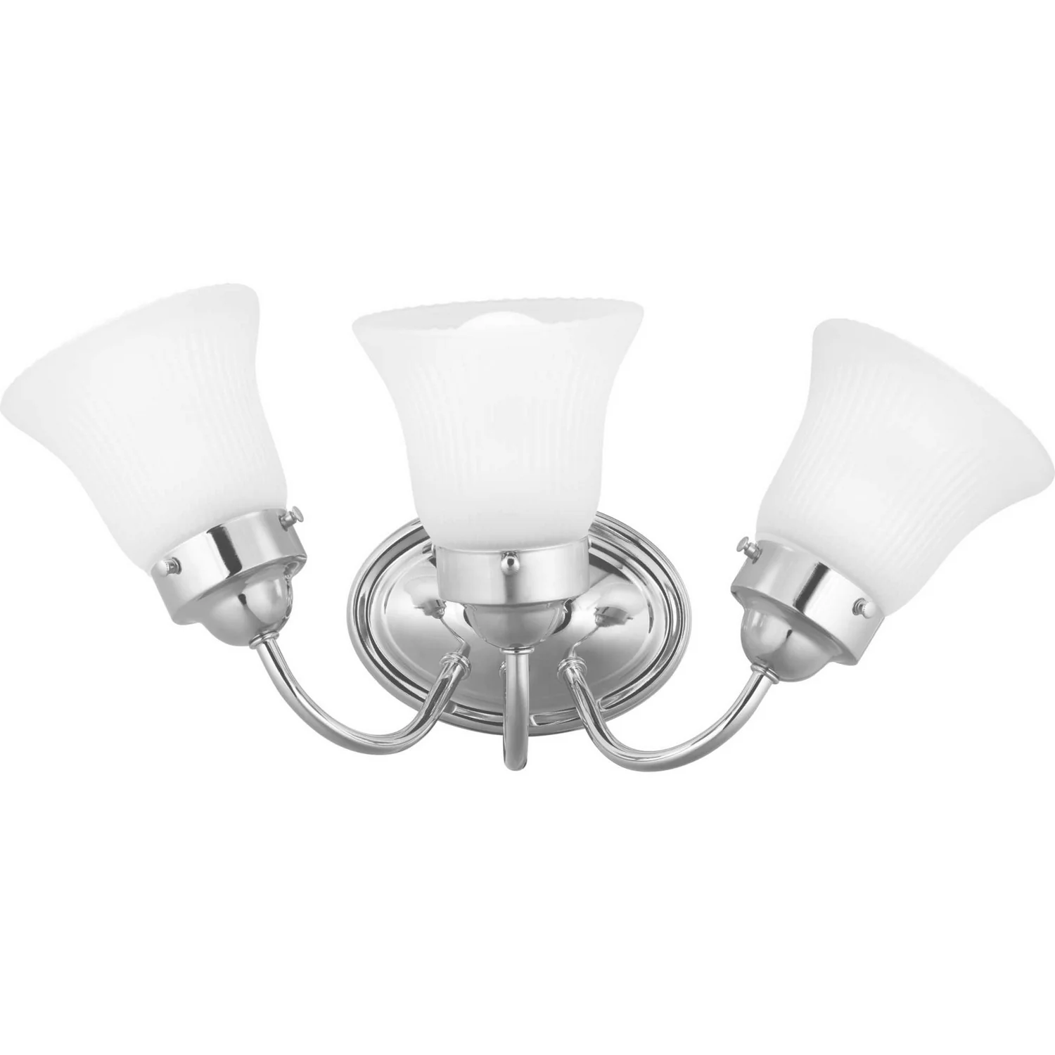 Fluted Glass Etched Vanity Light - Image 4