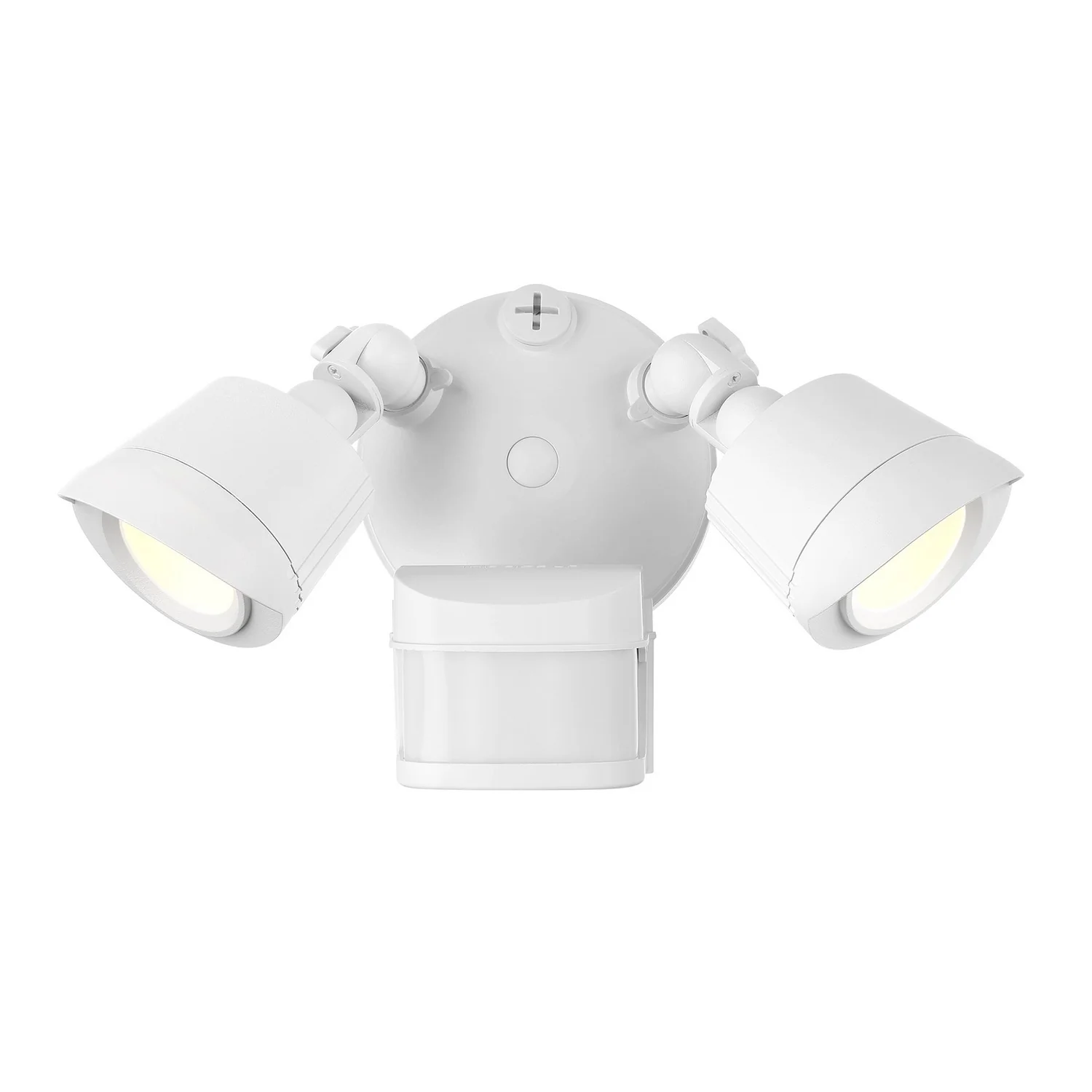 LED Motion Sensored Double Flood Light 4 FLOOD MS A2 3000K WH