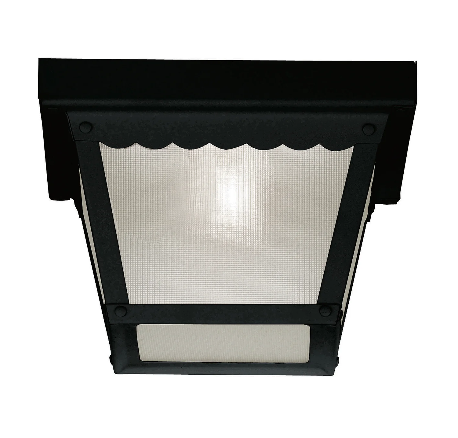 One Light Outdoor Flush Mount M50058BK