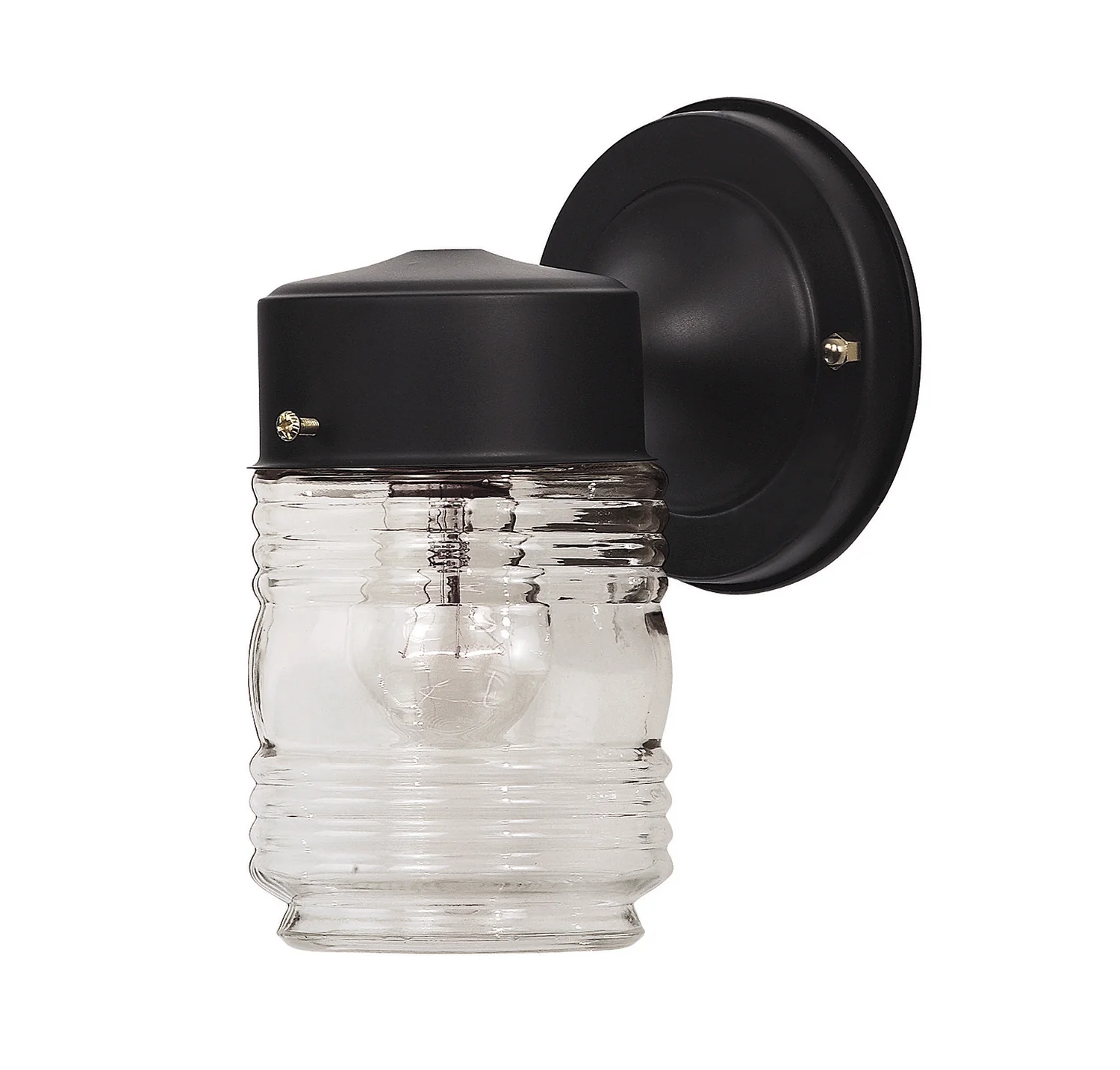 One Light Outdoor Wall Lantern M50063BK